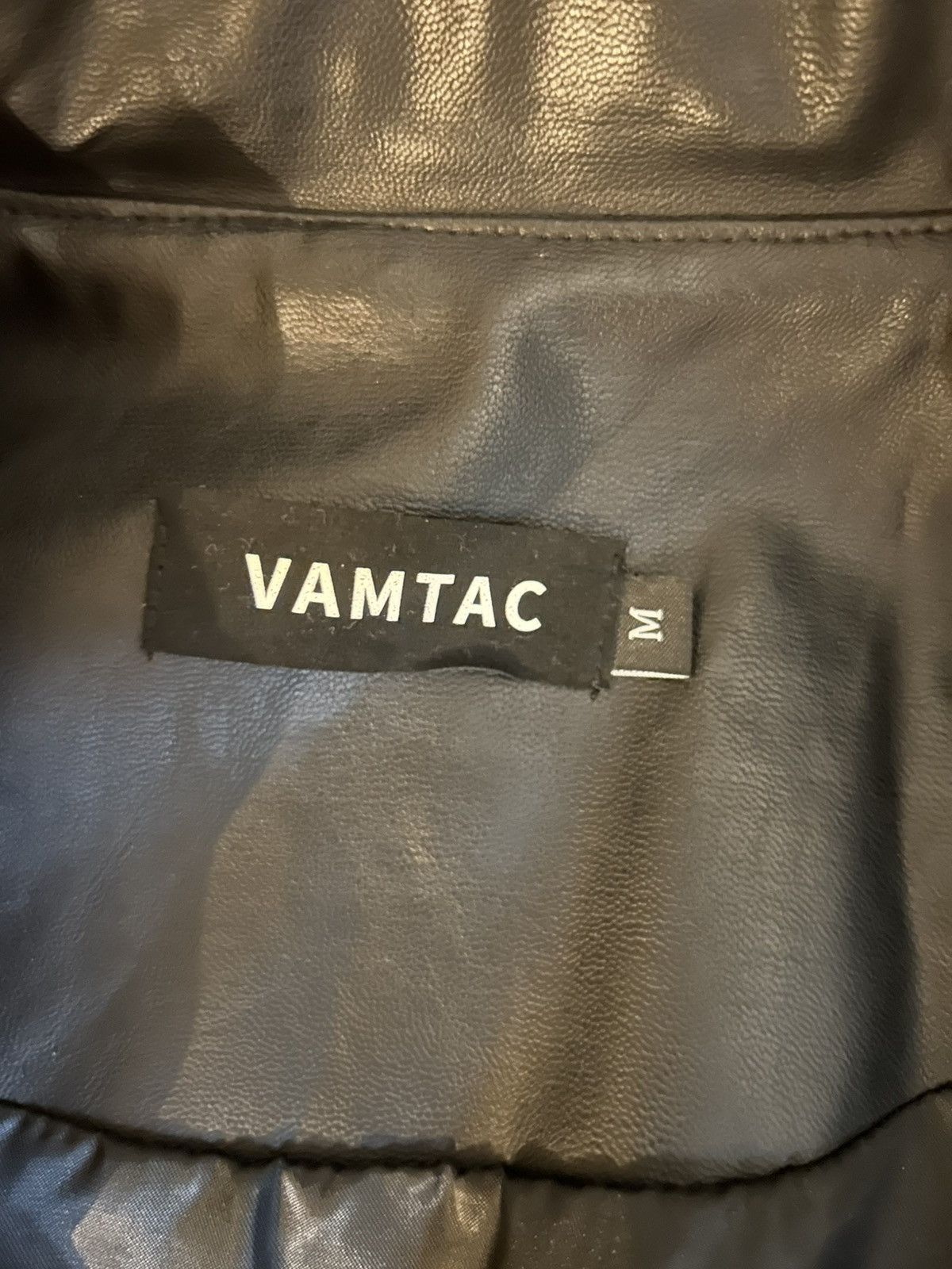 Other Vamtac black leather bomber jacket Size US M / EU 48-50 / 2 - 3 Thumbnail