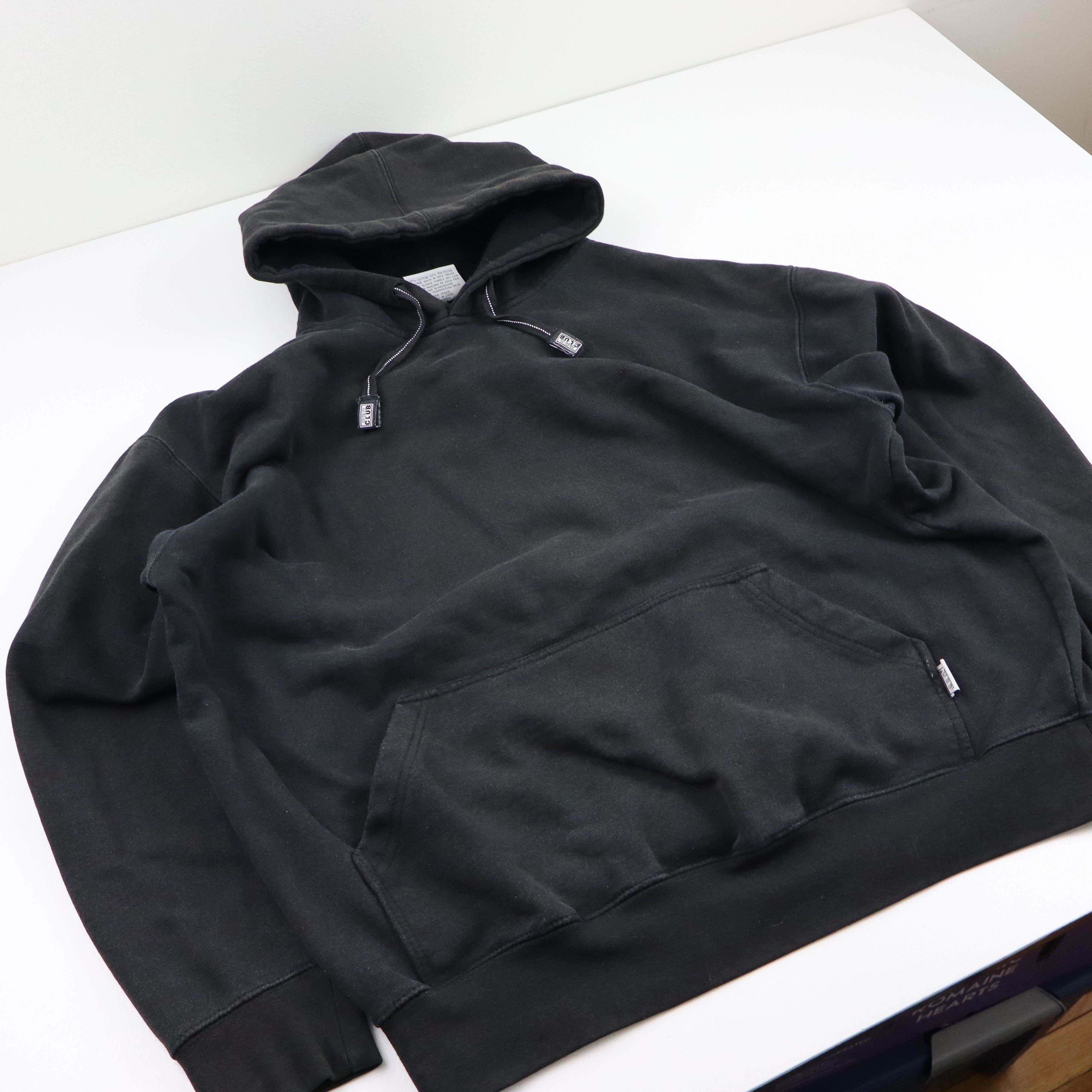 Nike × Vintage Y2K Boxy Baggy Distressed Black Heavyweight Hoodie Mens XL Size US XL / EU 56 / 4 - 3 Thumbnail
