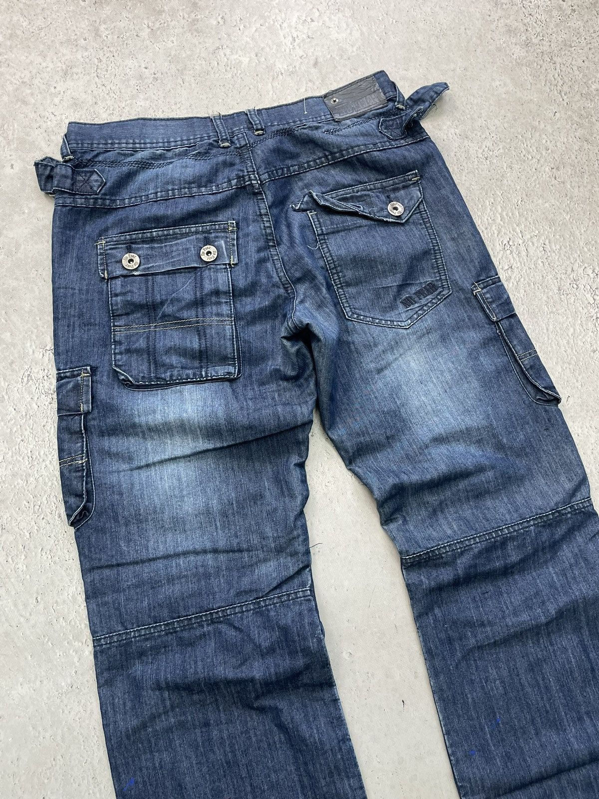 No Fear No Fear Blue Cargo Jeans Skater diesel style y2k 00s Size US 32 / EU 48 - 10 Thumbnail