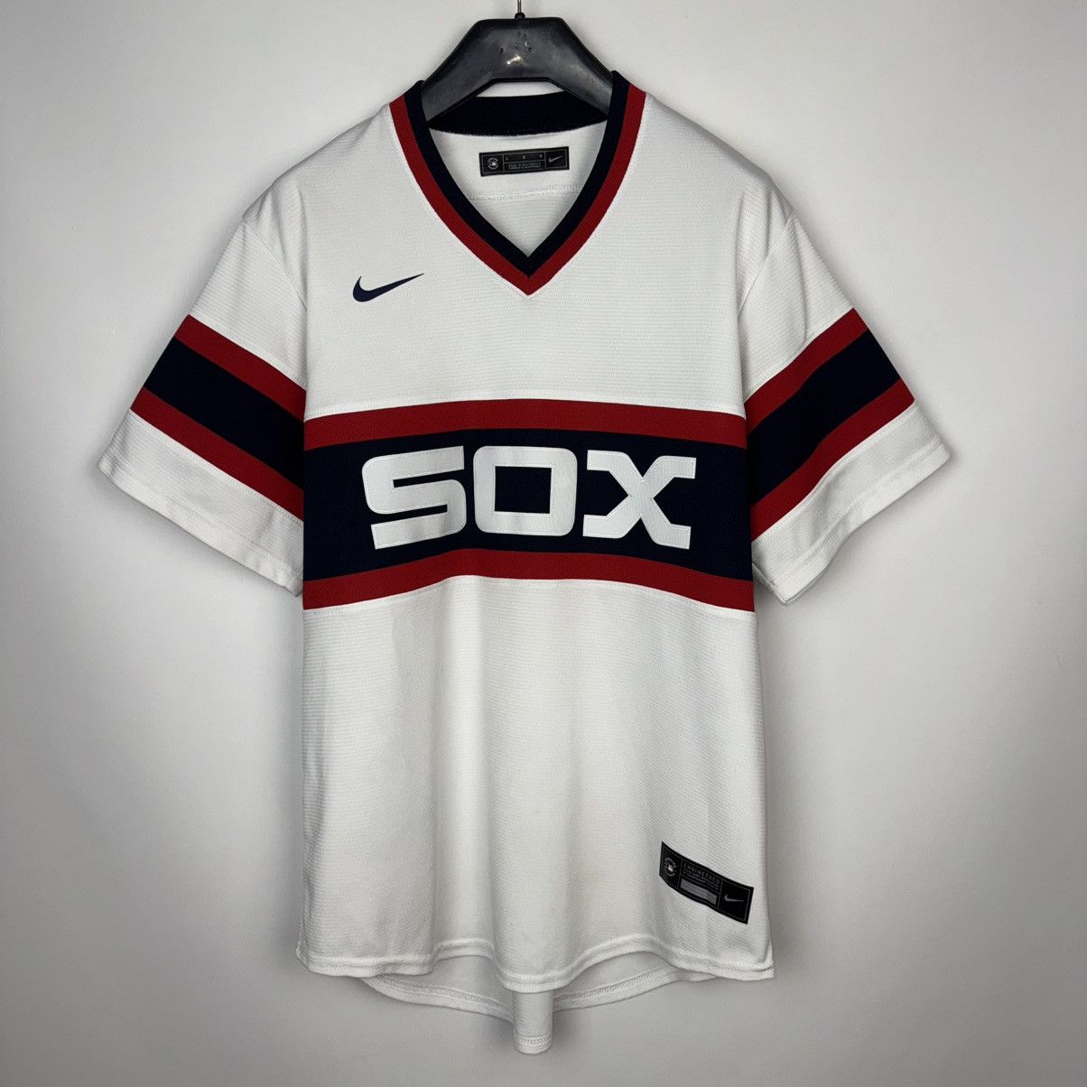 Nike CHICAGO WHITE SOX HOME BASEBALL MLB SHIRT JERSEY sz L MEN Size US L / EU 52-54 / 3 - 1 Thumbnail