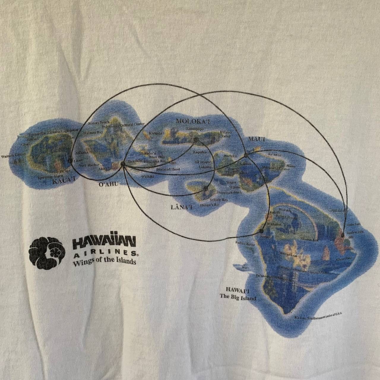 Quiksilver Rare Vintage 90s Hawaiian Airlines Backhit Tees Size US L / EU 52-54 / 3 - 3 Thumbnail