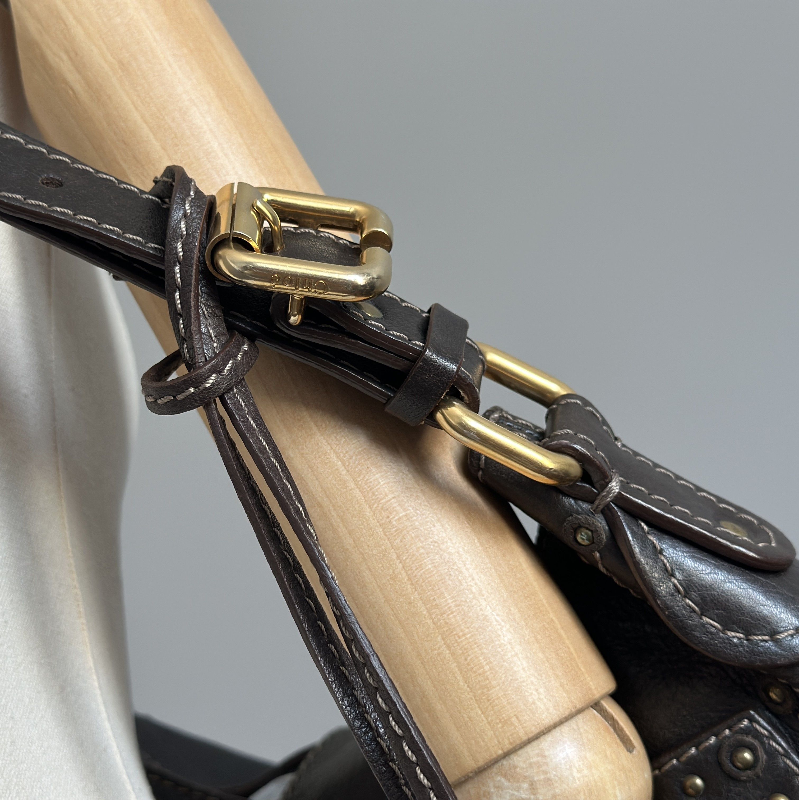 Chloe Chloe Pebbled Leather Paddington Hobo 02-07-53 Made In Italy Size ONE SIZE - 13 Thumbnail