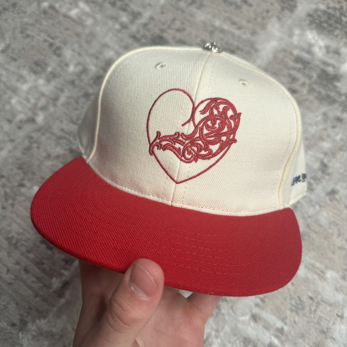 Chrome Hearts Love you heart fitted cap hat Sz- 7 5/8 Size ONE SIZE - 3 Thumbnail