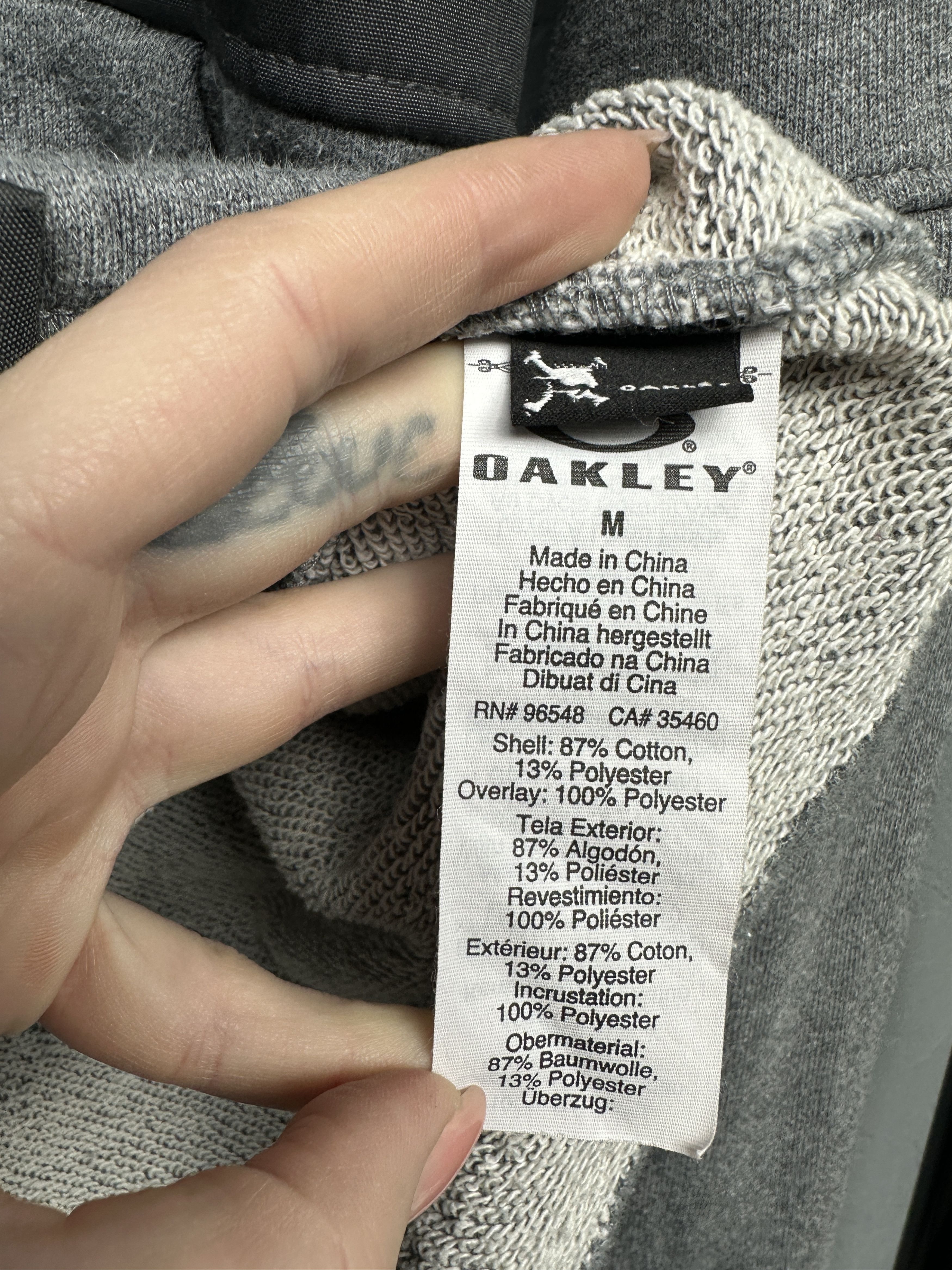 Oakley Oakley Mens Full Zip Hoodie Size US M / EU 48-50 / 2 - 5 Thumbnail