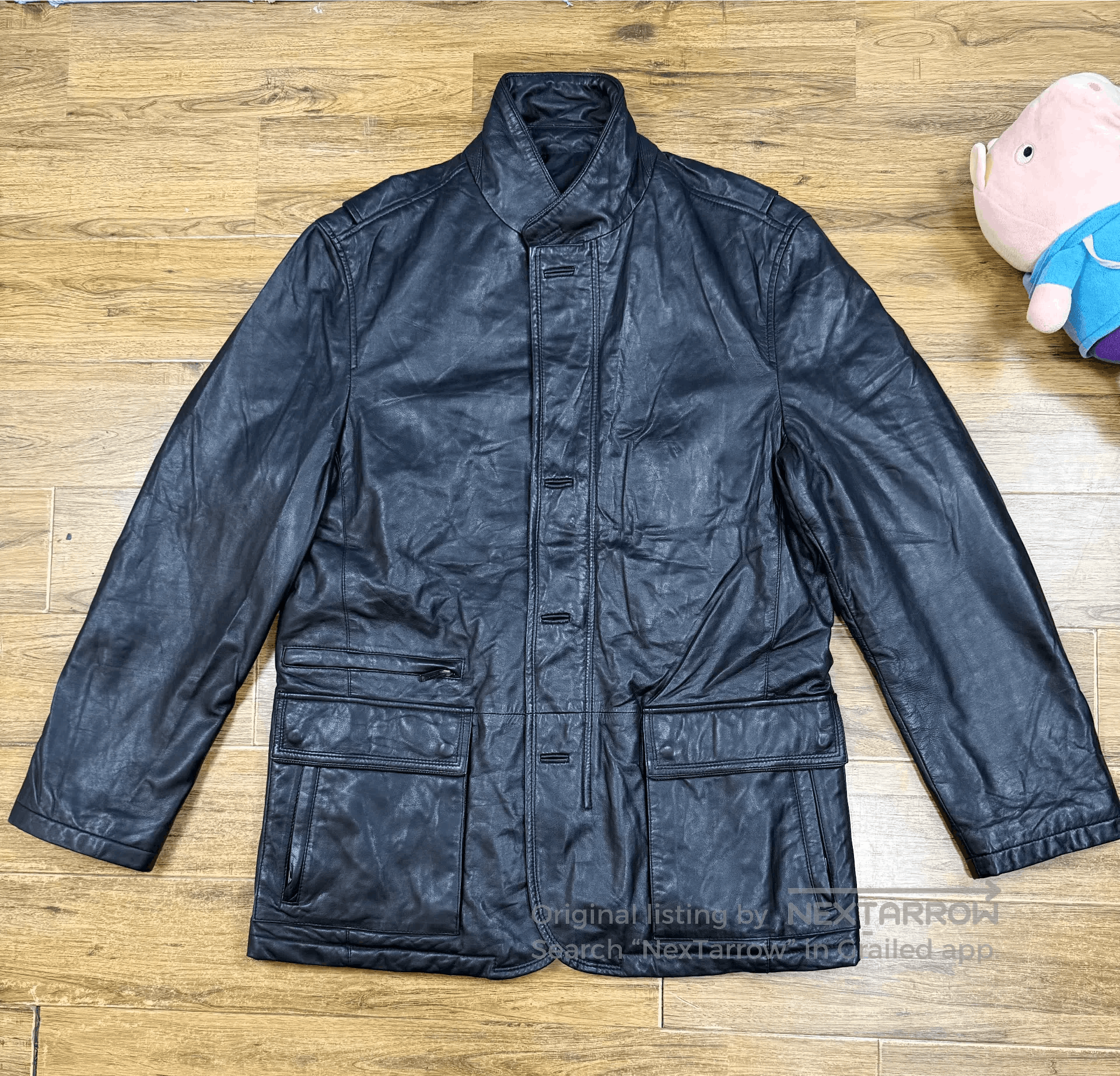 Ermenegildo Zegna Zegna Men's Leather Jacket Business Casual. Size US L / EU 52-54 / 3 - 1 Thumbnail