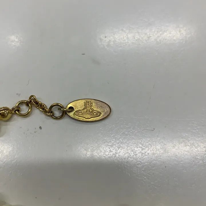 Vivienne Westwood Vivienne Westwood Pearl Brass Bracelet for Women Size ONE SIZE - 7 Thumbnail