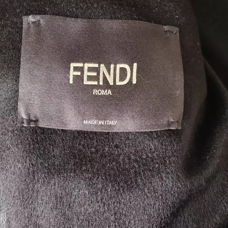 Fendi Fendi Goat Hair Hooded Jacket Size US XXL / EU 58 / 5 - 4 Thumbnail