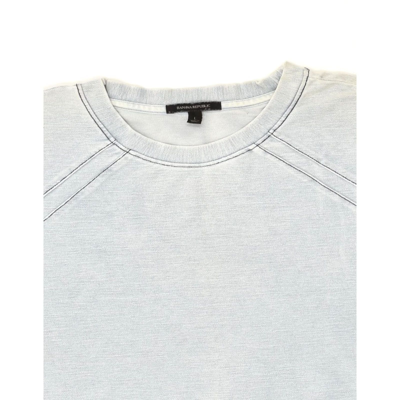 Banana Republic BANANA REPUBLIC Womens T-Shirt Top Large Grey Cotton L Size L / US 10 / IT 46 - 5 Thumbnail
