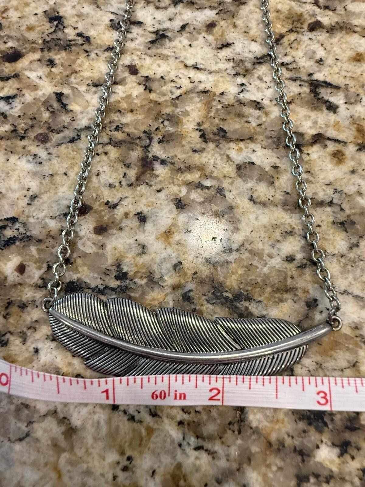 Other Silver toned leaf necklace 18” adjustable lobster clasp Size ONE SIZE - 5 Thumbnail