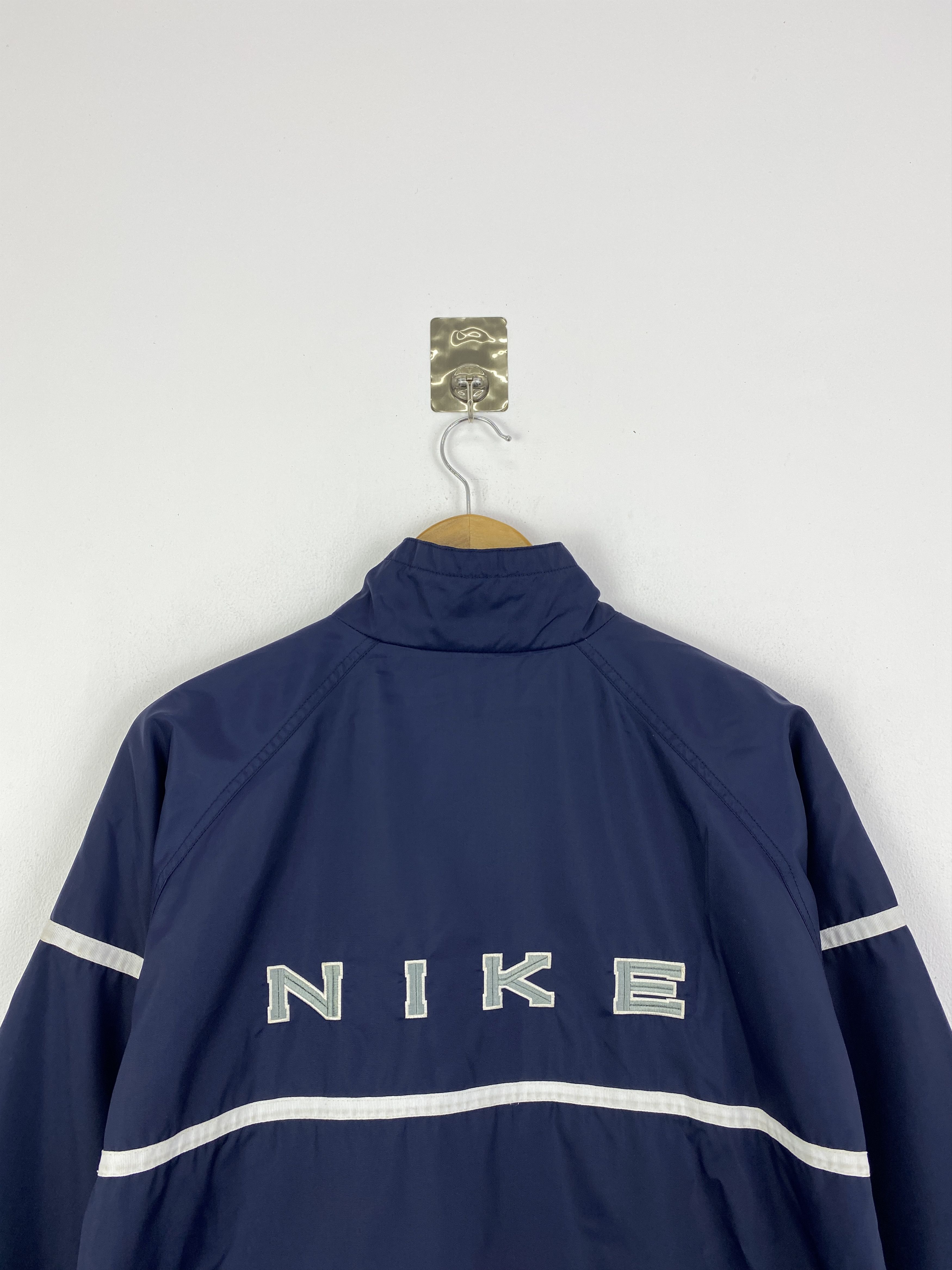 Nike Vintage 90s Nike Spellout Half Zipper Light Jacket WN0002 Size US L / EU 52-54 / 3 - 2 Thumbnail