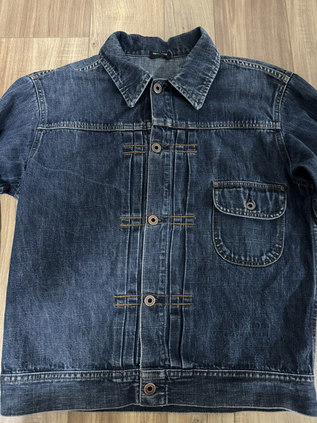 Miu Miu Archive ‘01 Miu Miu Denim Jacket Size US L / EU 52-54 / 3 - 3 Thumbnail