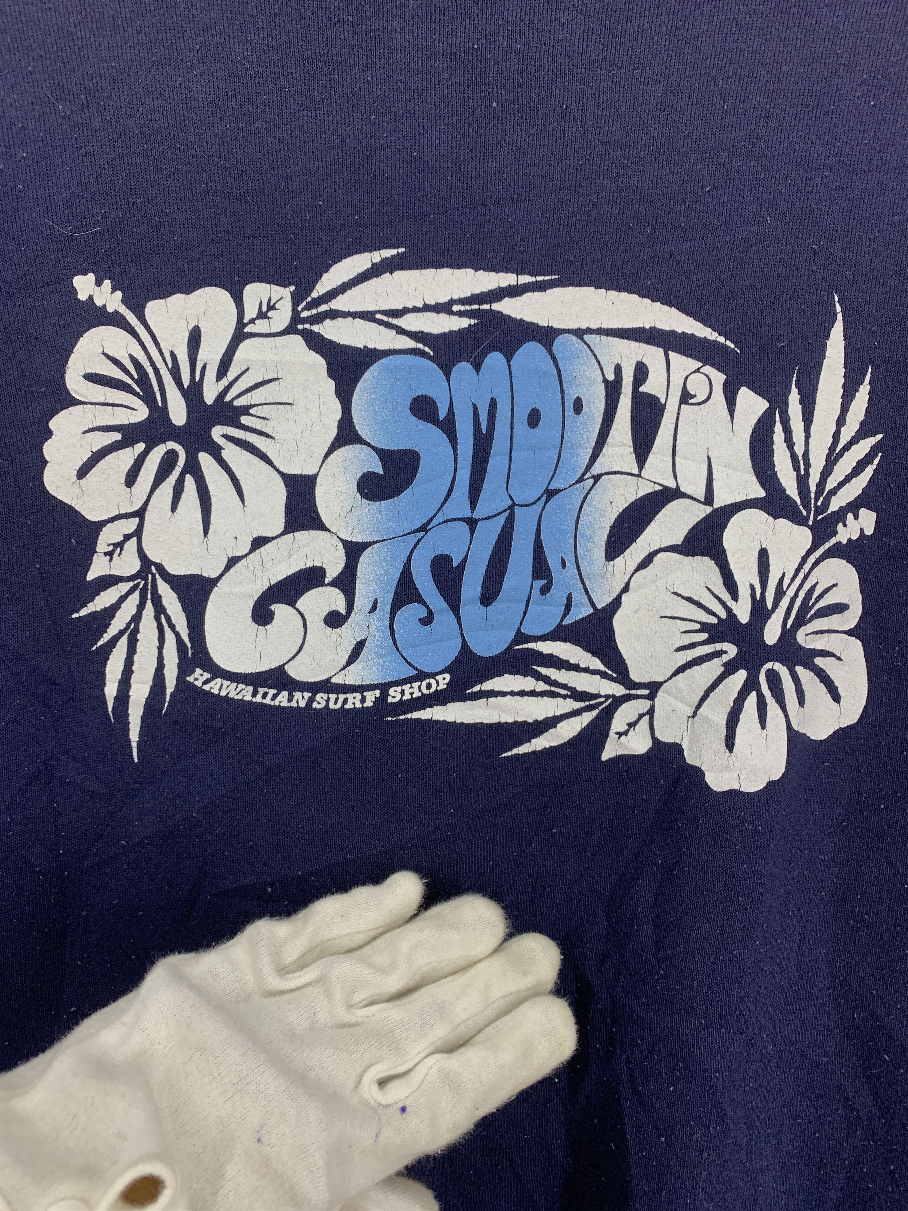 Vintage Vintage HAWAIIAN SURF SHOP Crew Neck Sweatshirt #2073/16 Size US S / EU 44-46 / 1 - 2 Thumbnail