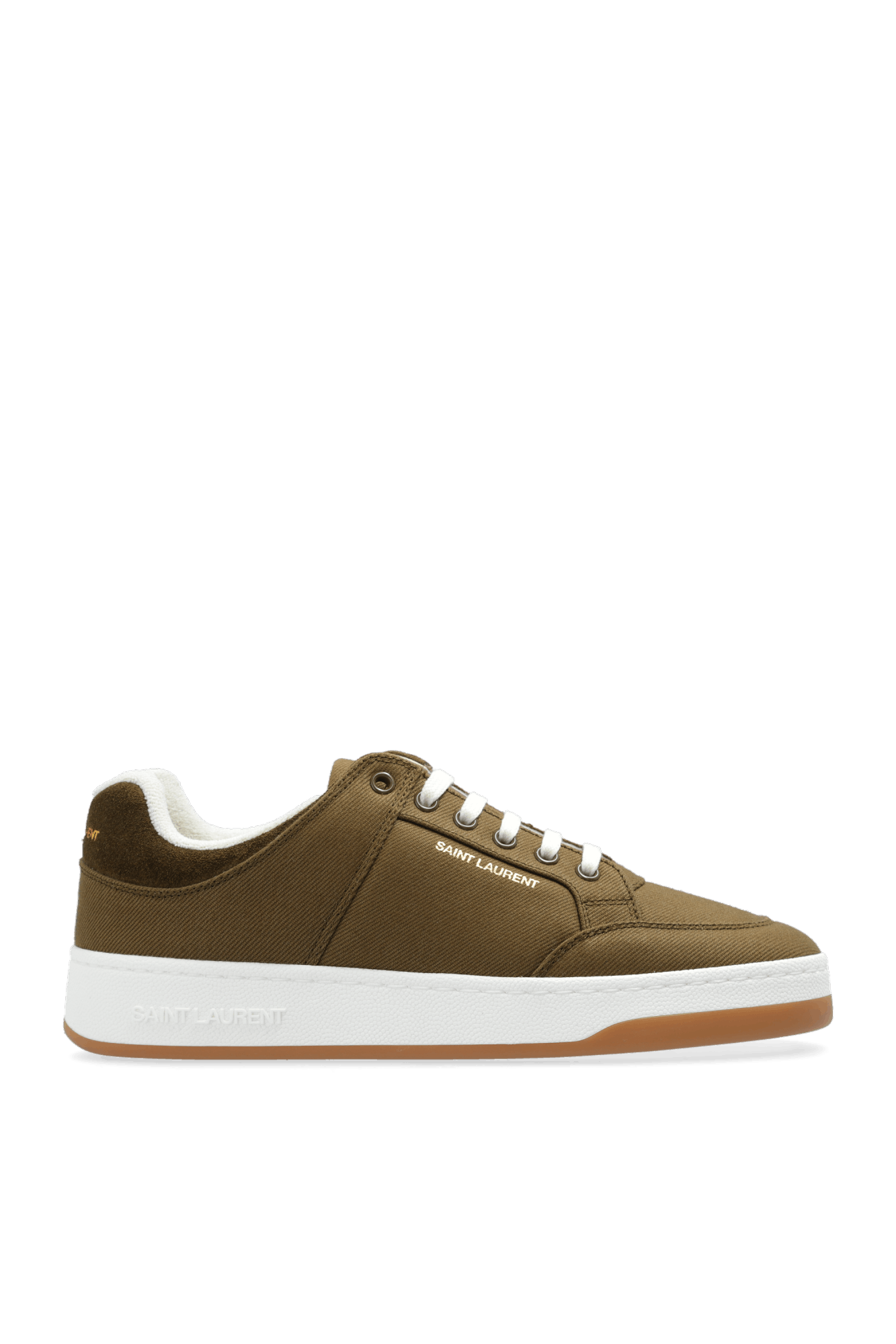 Saint Laurent Paris o1w1db10526 776269 SL/61 Sneakers in Gabardine in Green Size US 9 / IT 39 - 1 Thumbnail