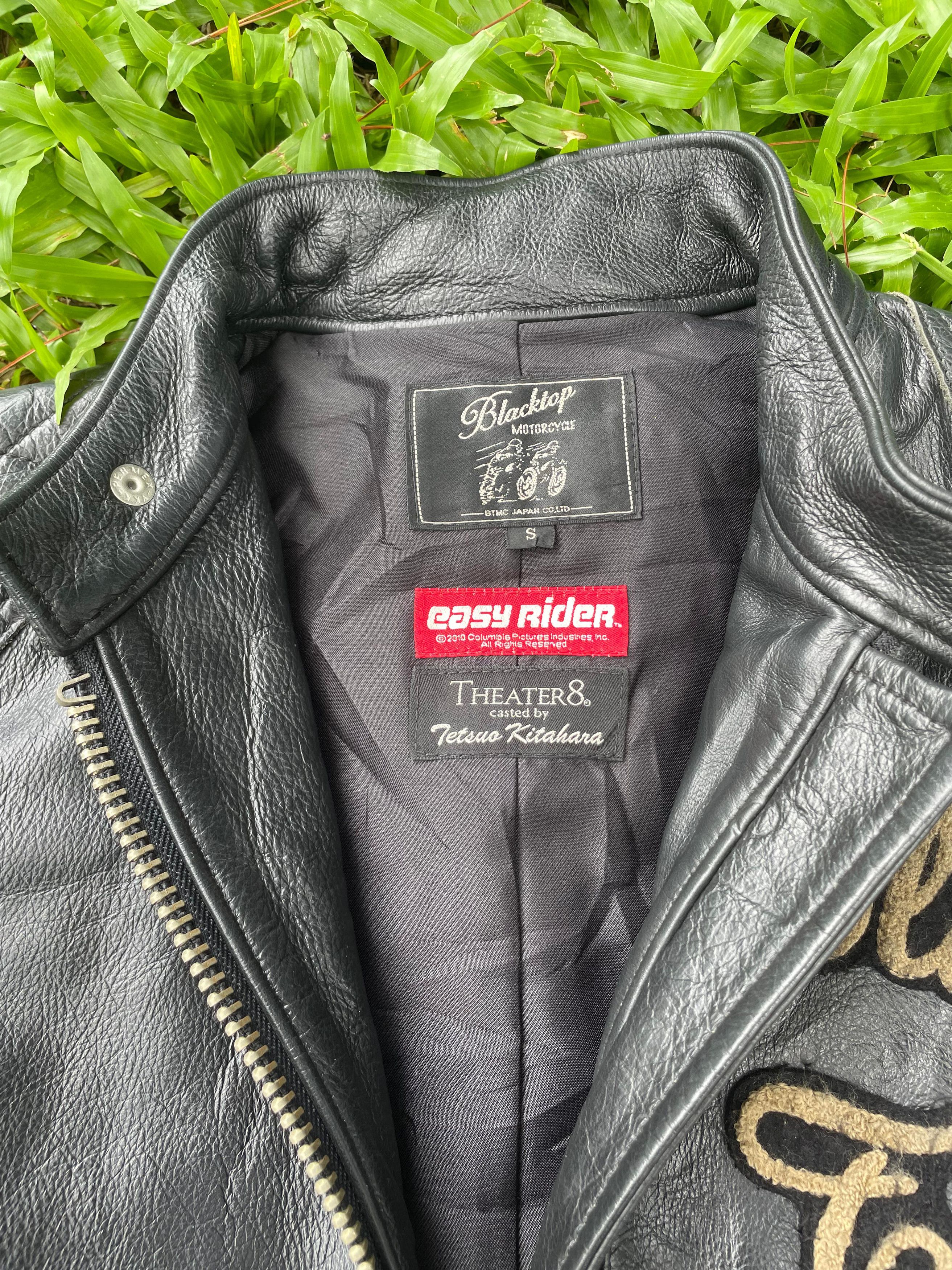 Japanese Brand Leather Jacket Single Riders Blacktop Motorcycle x Theater8 Size US S / EU 44-46 / 1 - 4 Thumbnail
