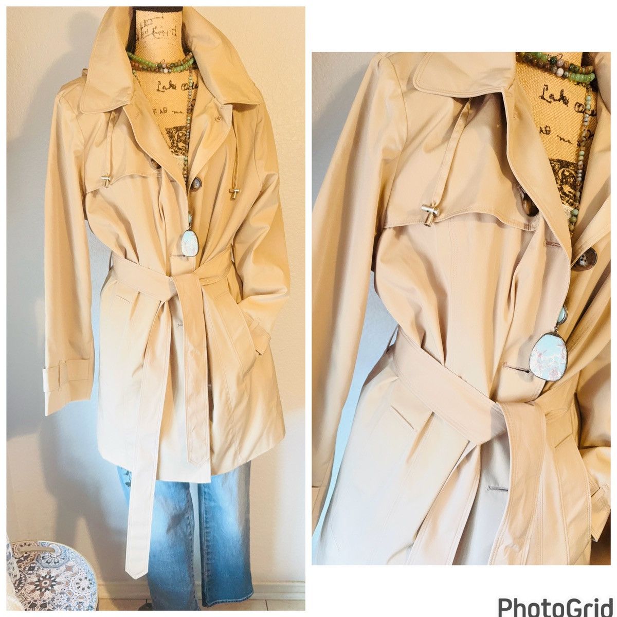 London Fog London Fog Hooded Trench Coat Size XXL / US 16-18 / IT 52-54 - 4 Thumbnail