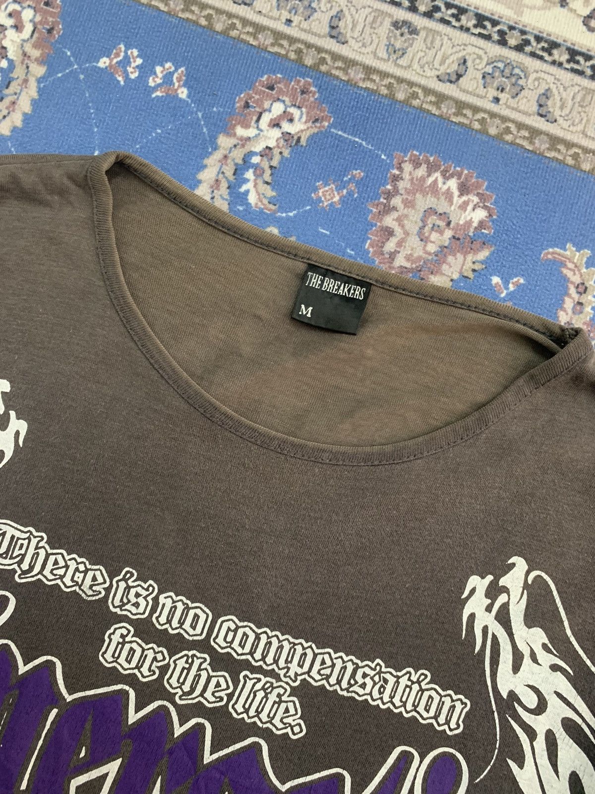 Hysteric Glamour Japanese Brand The Breakers Affliction Poem Fade Shirt Size US M / EU 48-50 / 2 - 5 Thumbnail