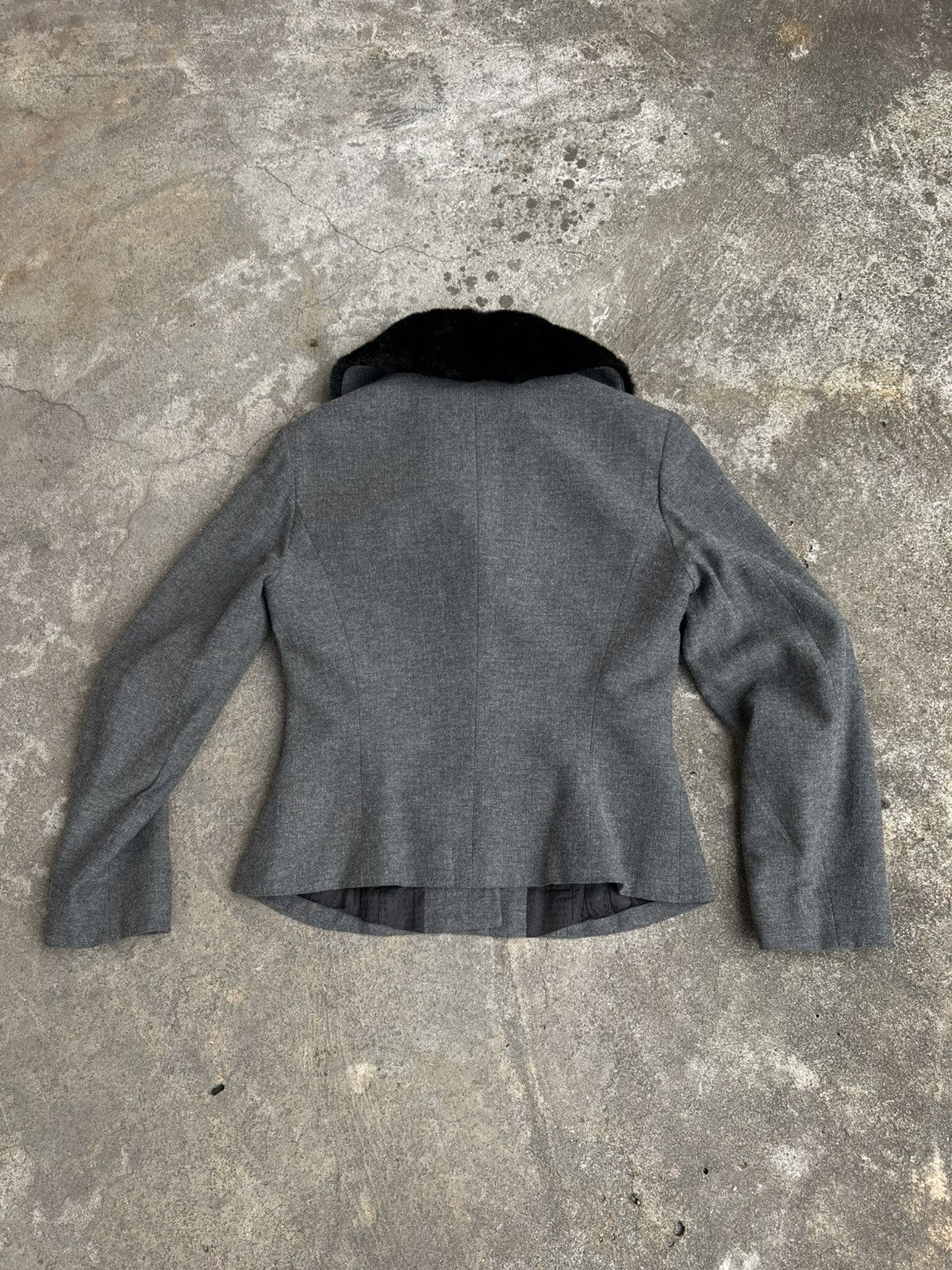 Dolce & Gabbana Dolce & Gabbana Jakes Wool Coat Blazer Fur Archive Luxury Size M / US 6-8 / IT 42-44 - 16 Thumbnail