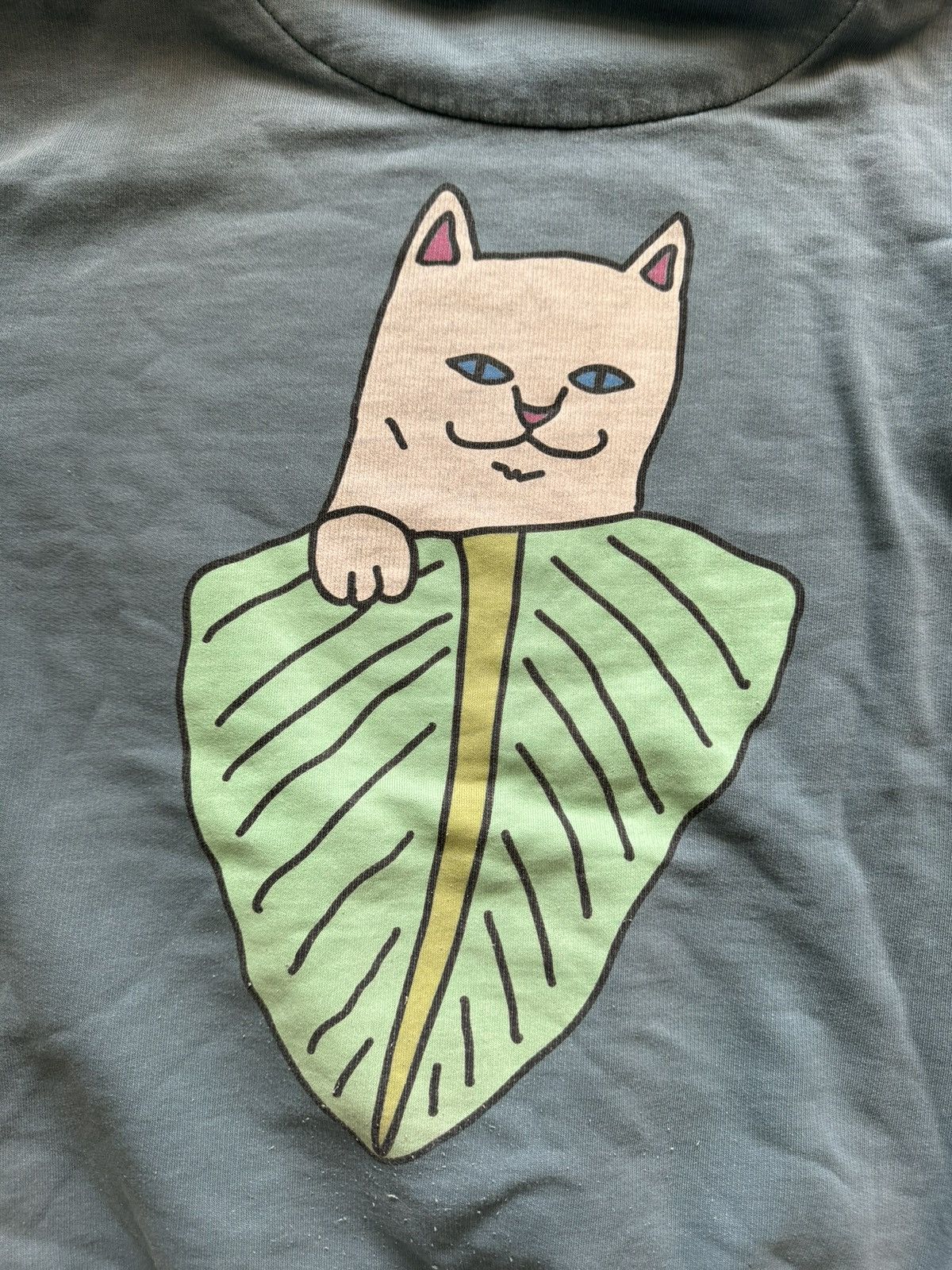 RIPNDIP Rip N Dip Monstera Cat Pullover Hoodie Medium Size US M / EU 48-50 / 2 - 10 Thumbnail
