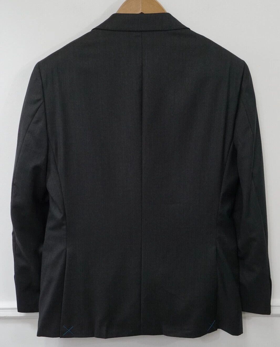 Suitsupply Men Suitsupply Blazer Napoli Grey Wool S110 Zignone UK/US36S Size 36S - 2 Thumbnail