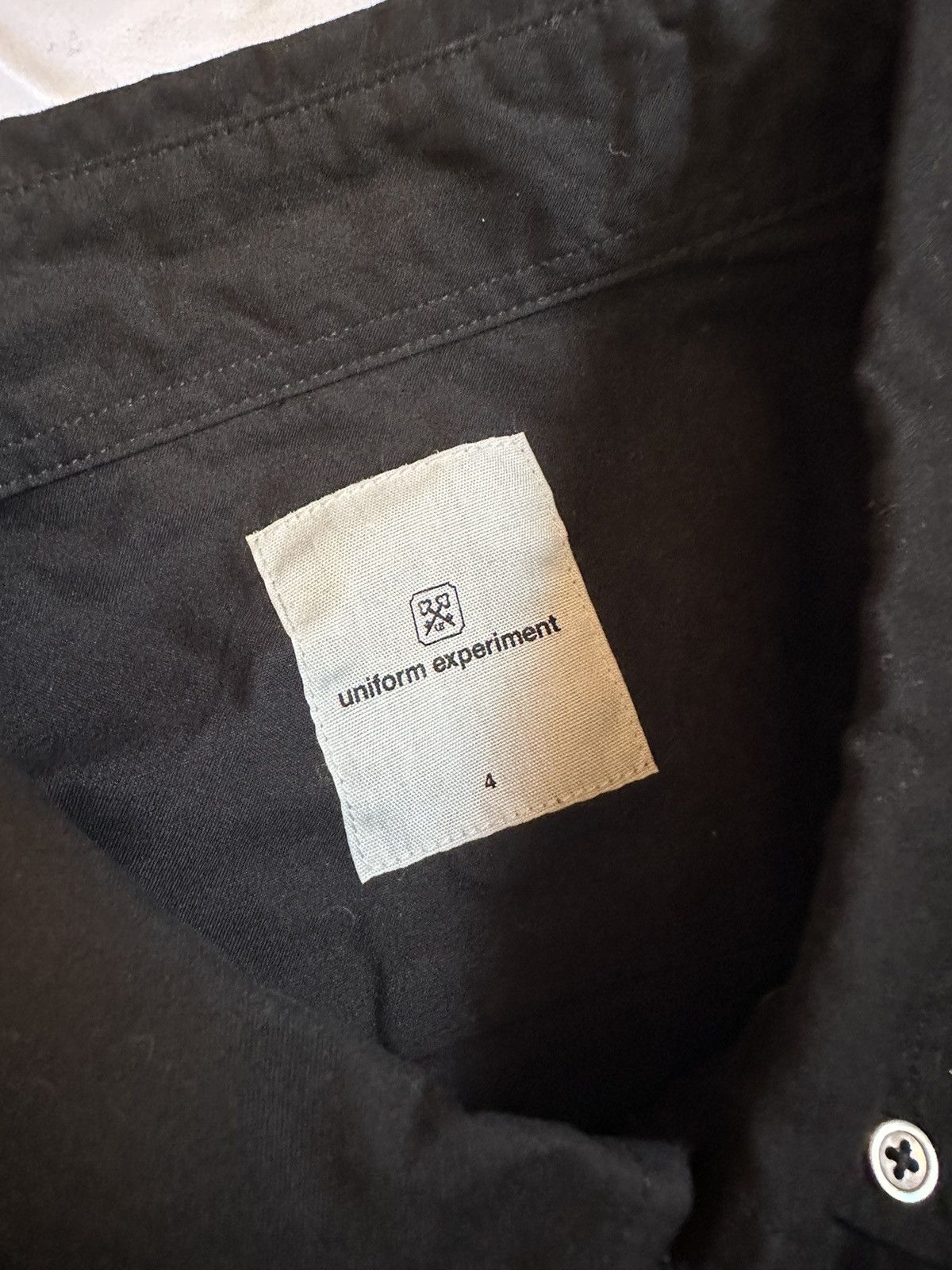 uniform experiment Deadstock U.E. Mesh Panel LS BD Shirt Made In Japan Size US XL / EU 56 / 4 - 9 Thumbnail