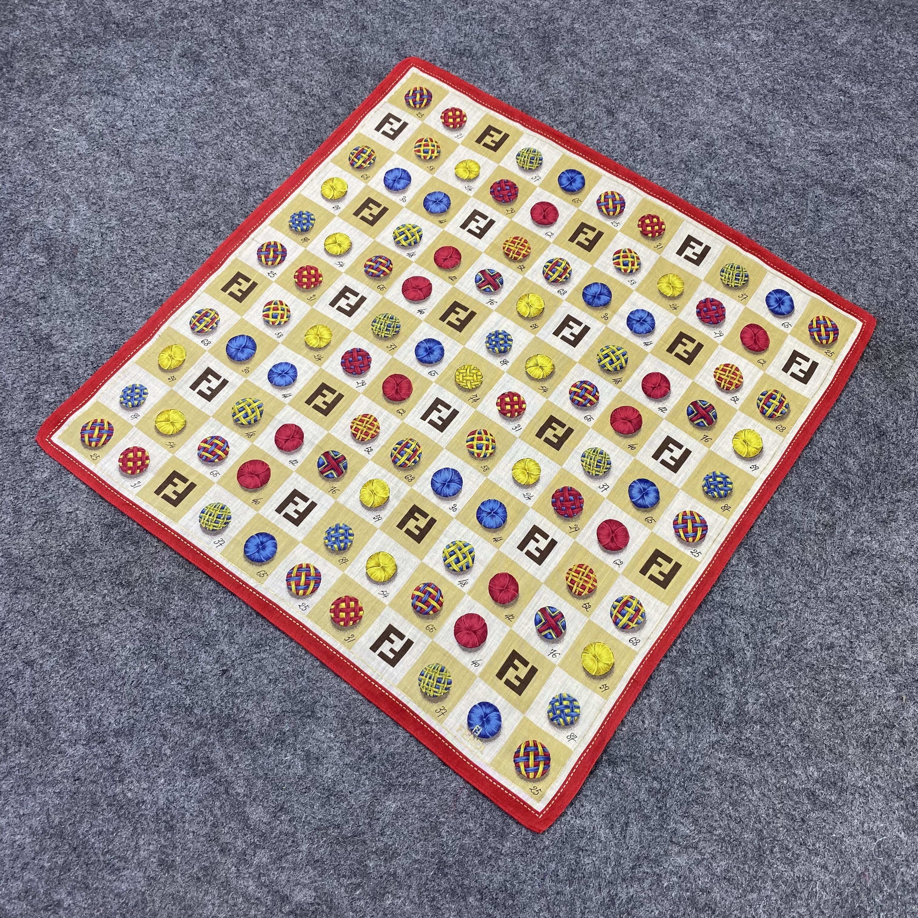 Fendi Fendi Handkerchief / Bandana / Neckerchief-B2143 Size ONE SIZE - 4 Thumbnail