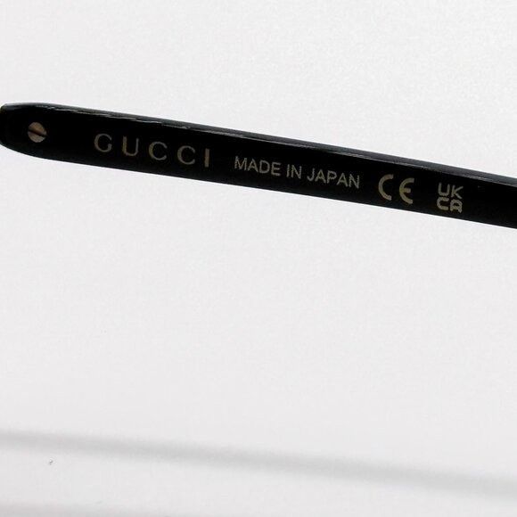 Gucci NEW GUCCI SUNGLASSES GG1220S 001 BLACK/GOLD UNISEX EYEWEAR Size ONE SIZE - 10 Thumbnail
