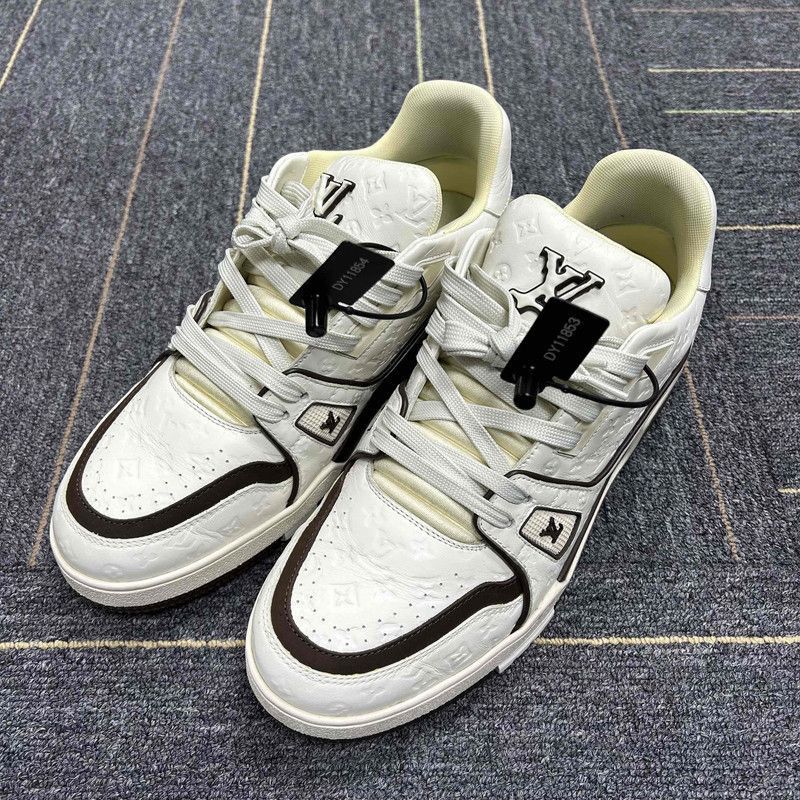 Louis Vuitton Louis Vuitton Tyler Low Top Sneakers in Beige -2508 Size US 8 / EU 41 - 1 Thumbnail