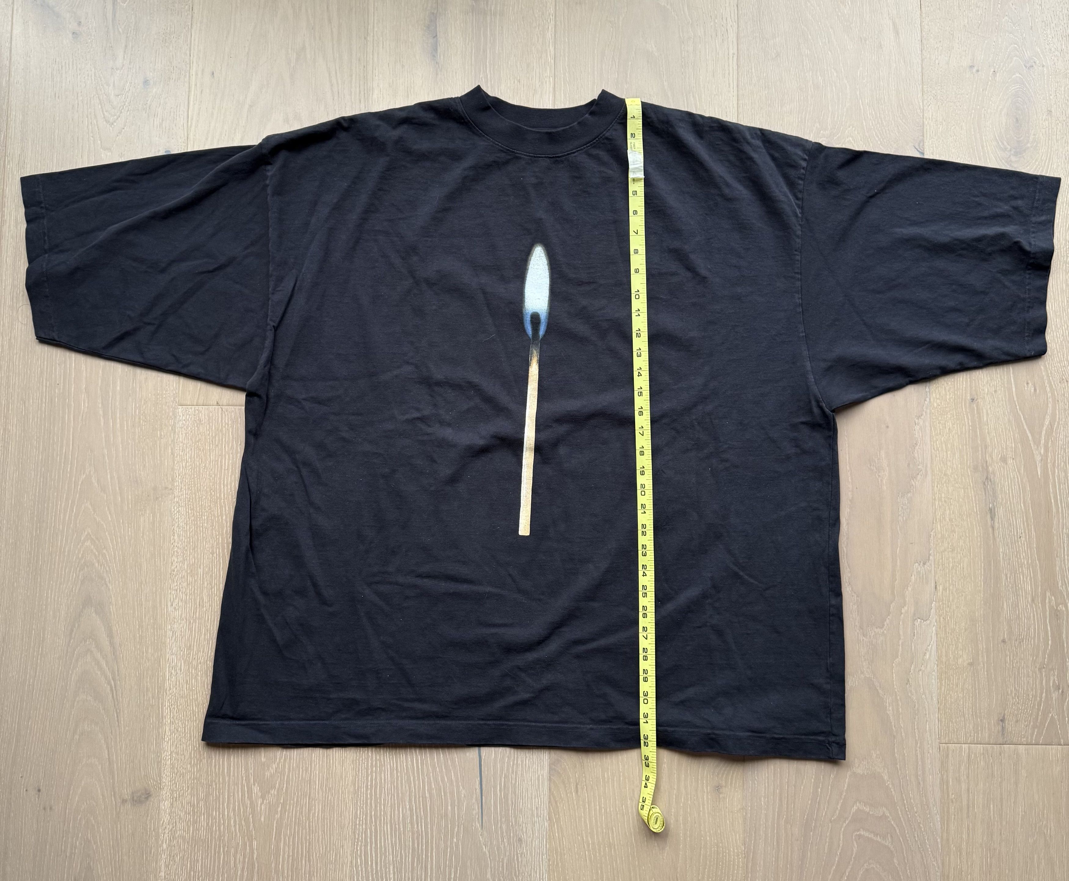 Balenciaga × Gap × Yeezy Kanye West Donda 2 Yeezy Gap Balenciaga Candle Tee Size US L / EU 52-54 / 3 - 4 Thumbnail