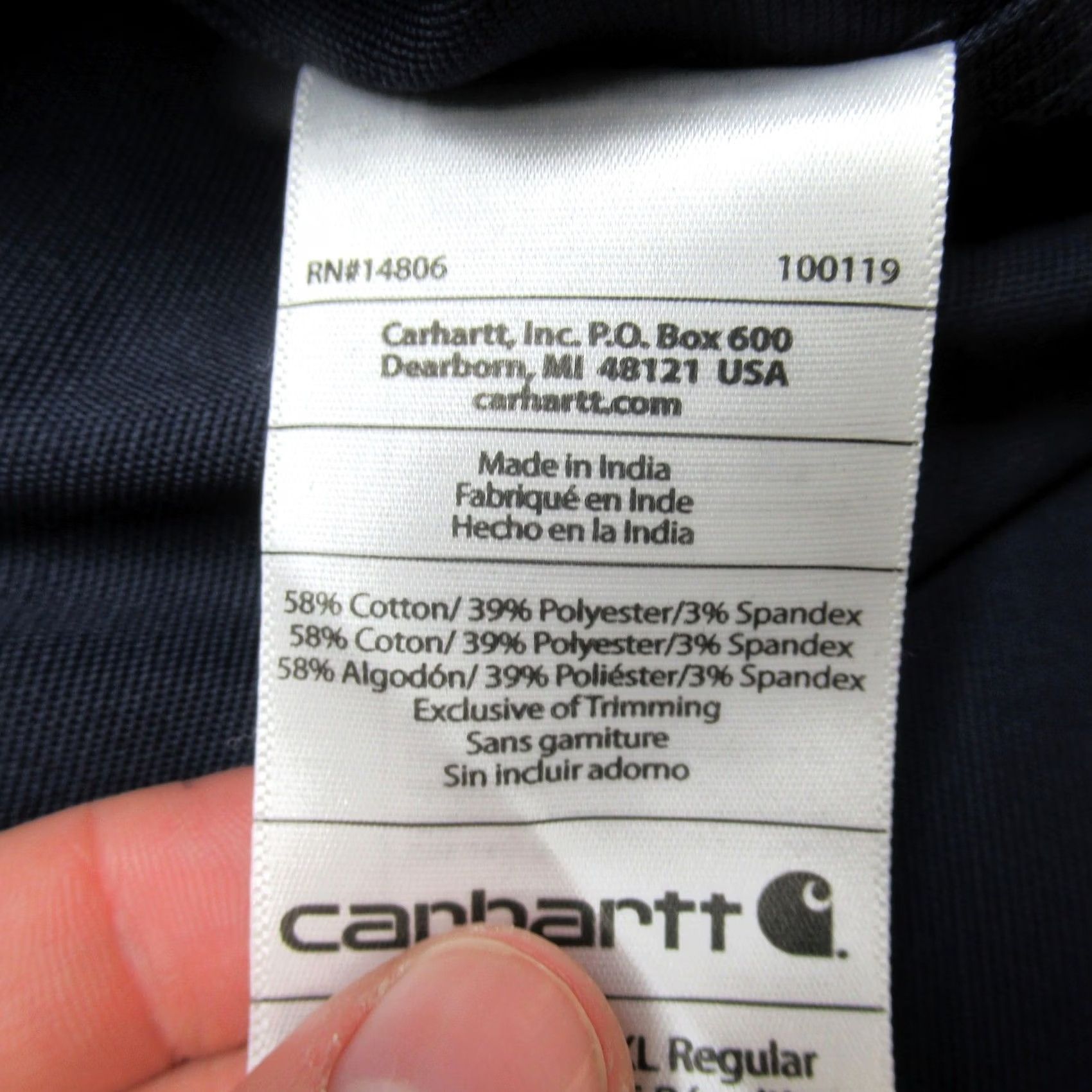 Carhartt VINTAGE Carhartt Shirt Mens Blue Short Sleeve Button Up Relaxed Pockets LOGO NWT Size US XL / EU 56 / 4 - 6 Thumbnail
