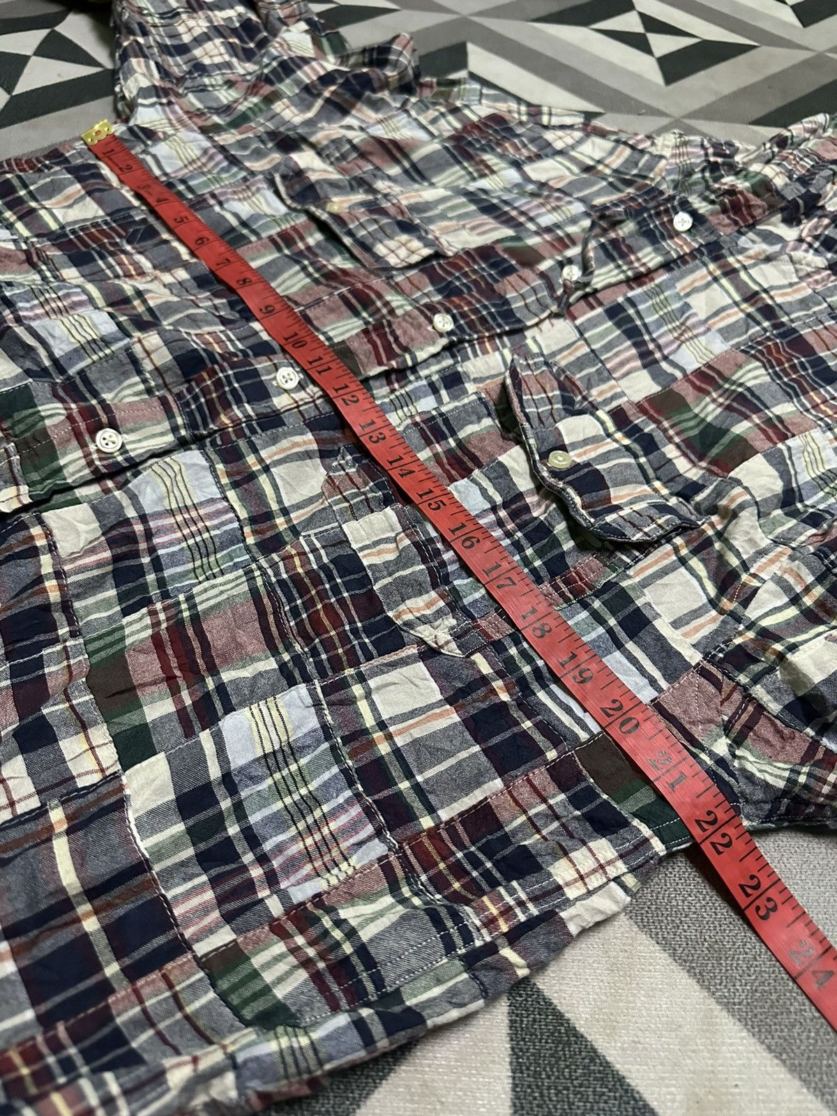 Tommy Hilfiger Tommy hilfiger patchwork button up shirts hoodie Size US S / EU 44-46 / 1 - 8 Thumbnail