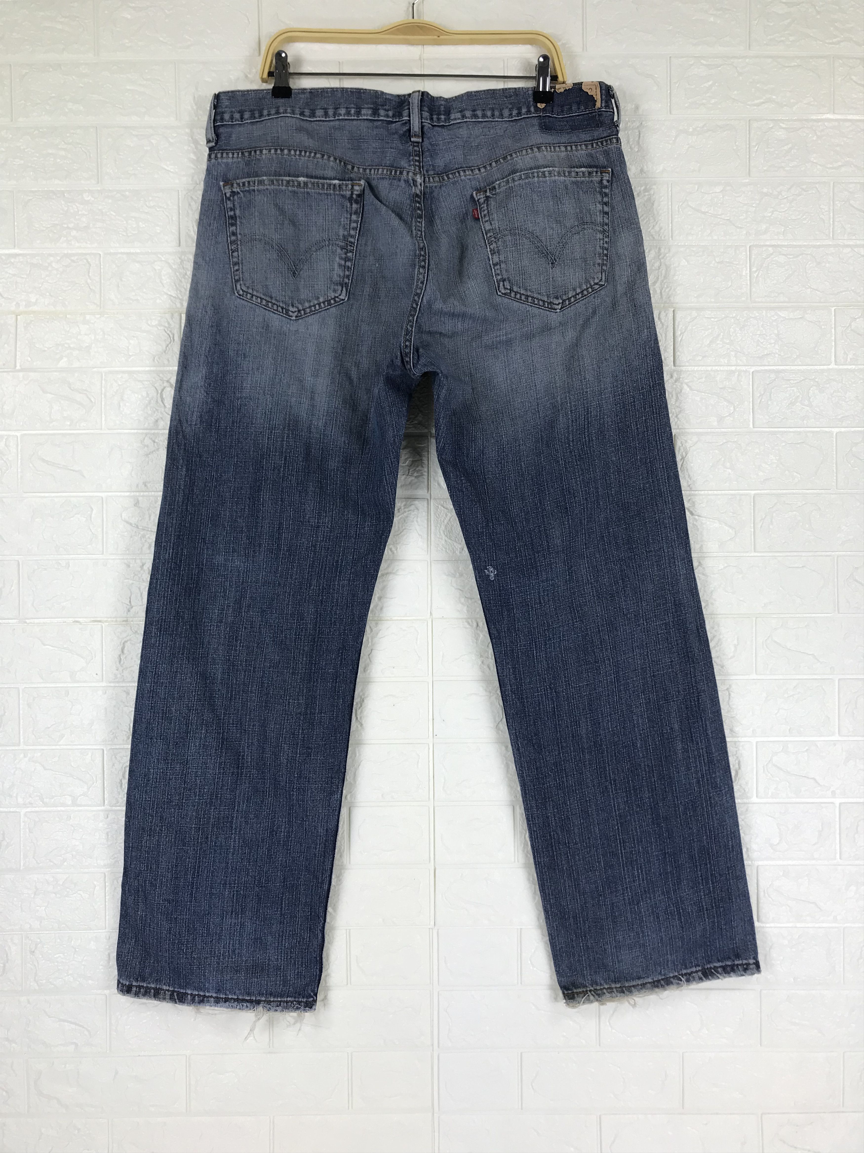 Levi's Vintage Levi's 569 Loose Straight Jeans Distressed Denim Size US 36 / EU 52 - 5 Thumbnail
