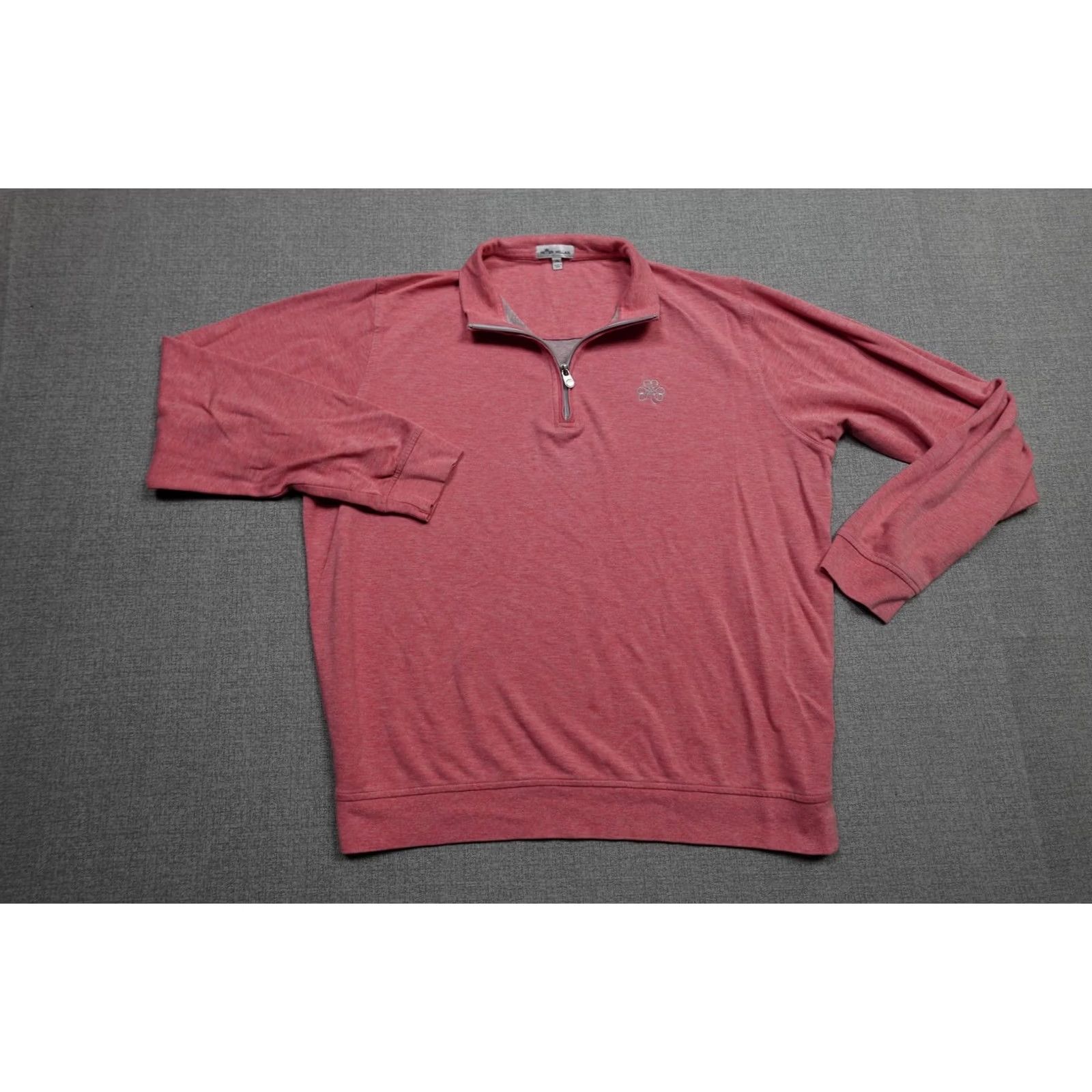 Peter Millar Peter Millar Pullover Mens XL Red Heather Lightweight Golf Quarter Zip Size US XL / EU 56 / 4 - 4 Thumbnail