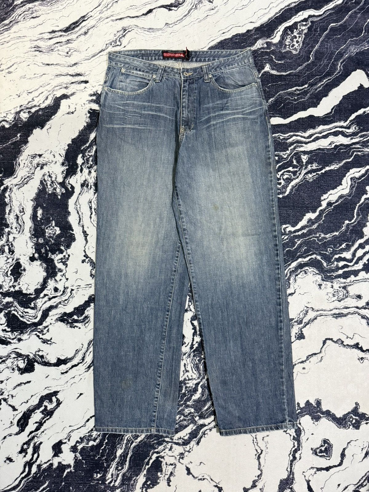 Quiksilver Vintage quicksilver baggy jeans Size US 32 / EU 48 - 1 Thumbnail