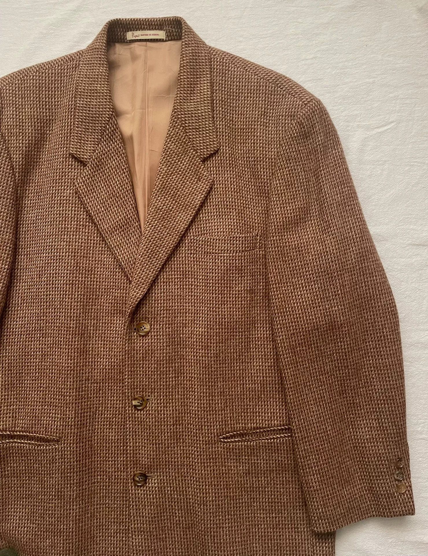 FILLES A PAPA Papas Irish Tweed Check Blazer Jacket Size US M / EU 48-50 / 2 - 1 Thumbnail