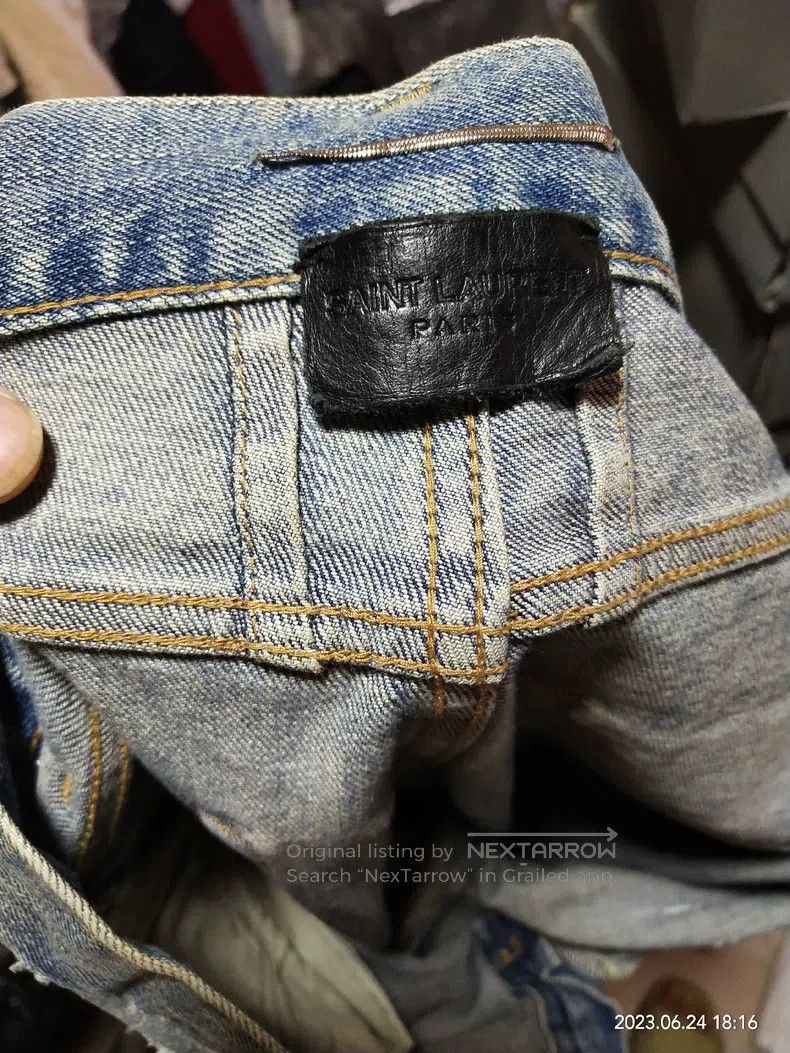 Saint Laurent Paris Saint Laurent Paris Jeans Size US 30 / EU 46 - 5 Thumbnail