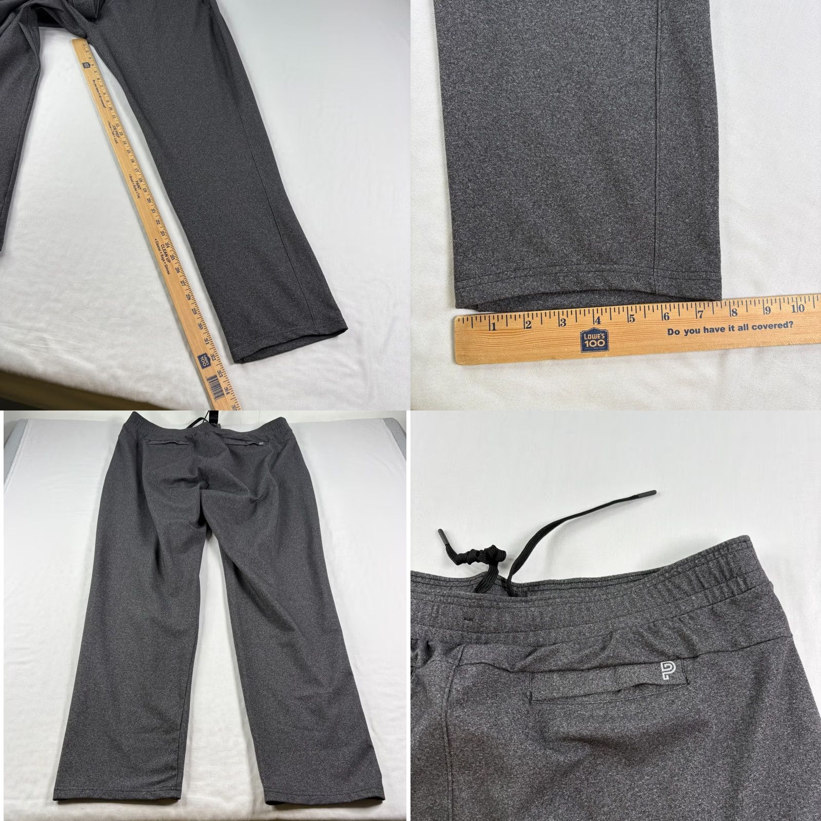 Vintage Public Rec Pants Mens 34 Gray 44x34 All Day Every Stretch Tech Lounge NEW Size US 34 / EU 50 - 8 Thumbnail