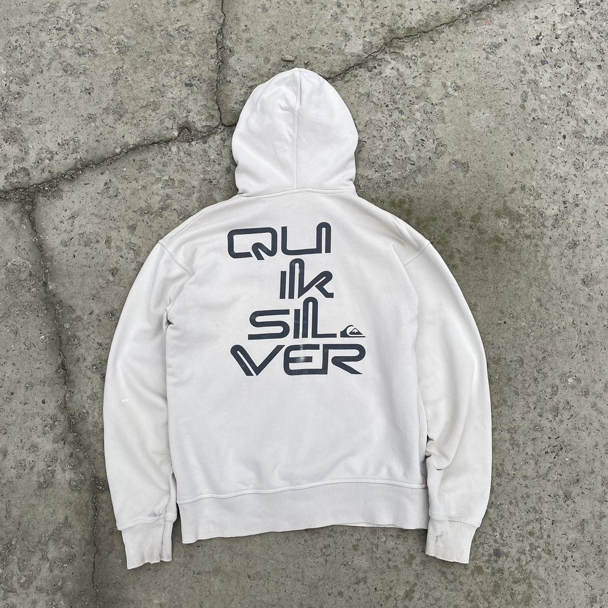 Quiksilver Vintage Quicksilver Zip Hoodie Big Logo Distressed Y2K USA Size US M / EU 48-50 / 2 - 1 Thumbnail