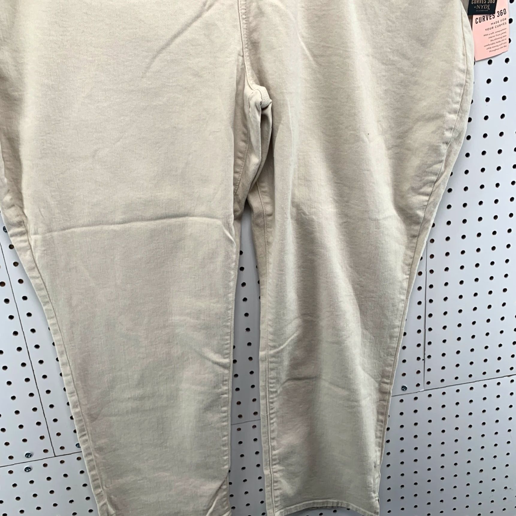 NYDJ NYDJ Pants Womens Slim Straight Ankle Beig e 26 NYDJ Curves 360 Slimming 09 Adult Women 26 Beige NYDJ Slim Straight Ankle 26 Beige Womens Size 26" / US 2 / IT 38 - 4 Thumbnail