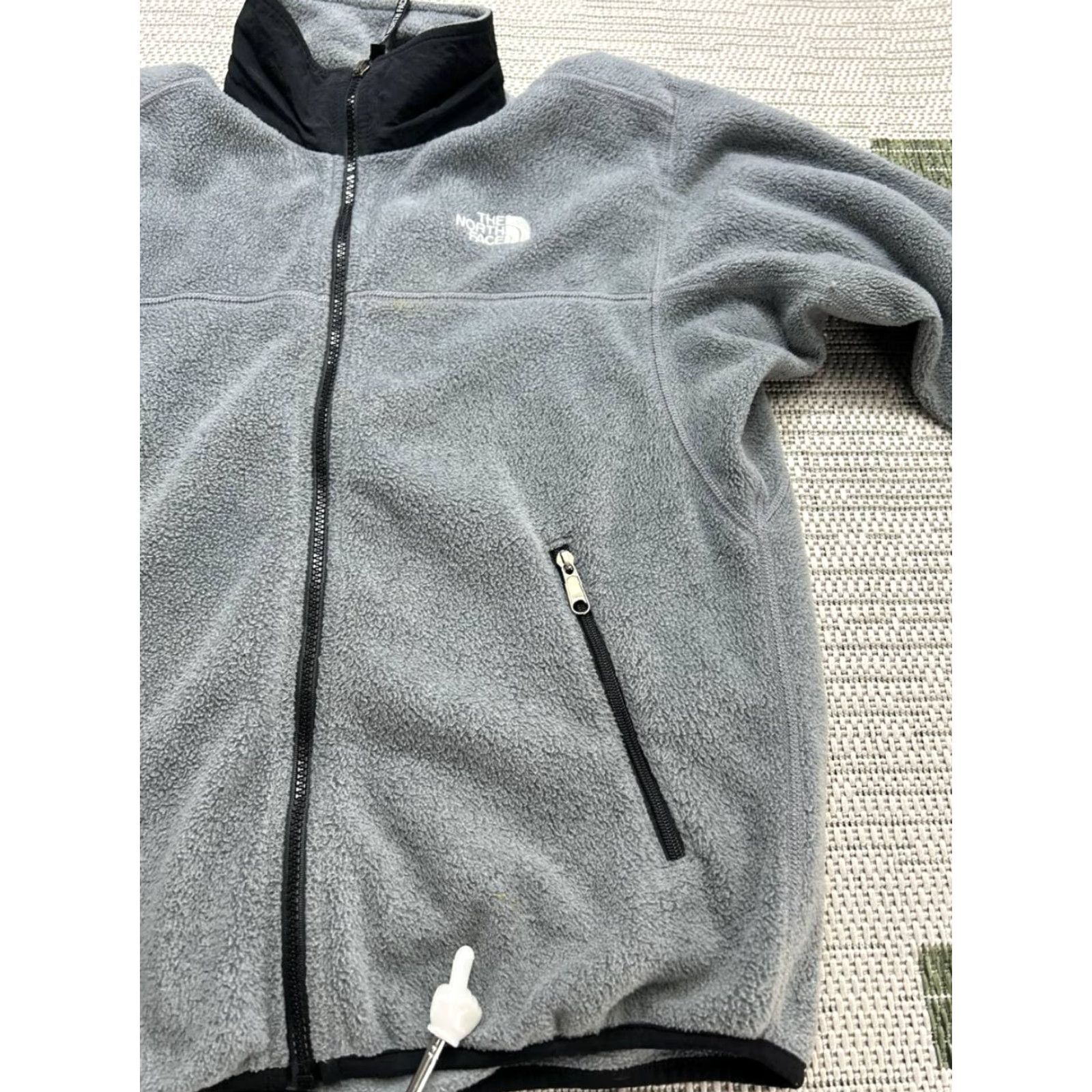 The North Face The North Face Jacket Mens M Gray Full Zip Fleece Size US M / EU 48-50 / 2 - 7 Thumbnail