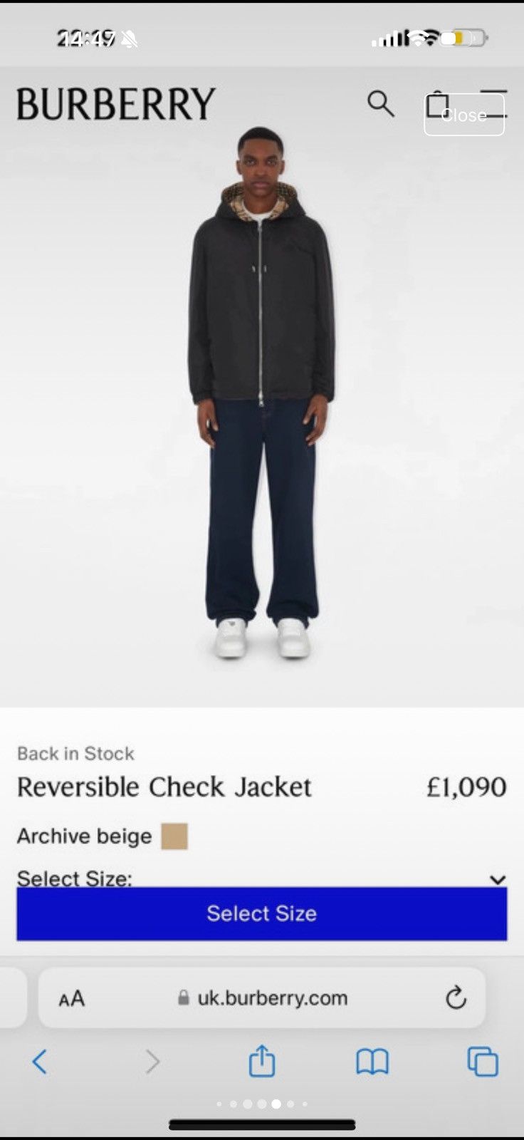 Burberry Burberry Reversible Check Rain Jacket Size US XS / EU 42 / 0 - 6 Thumbnail