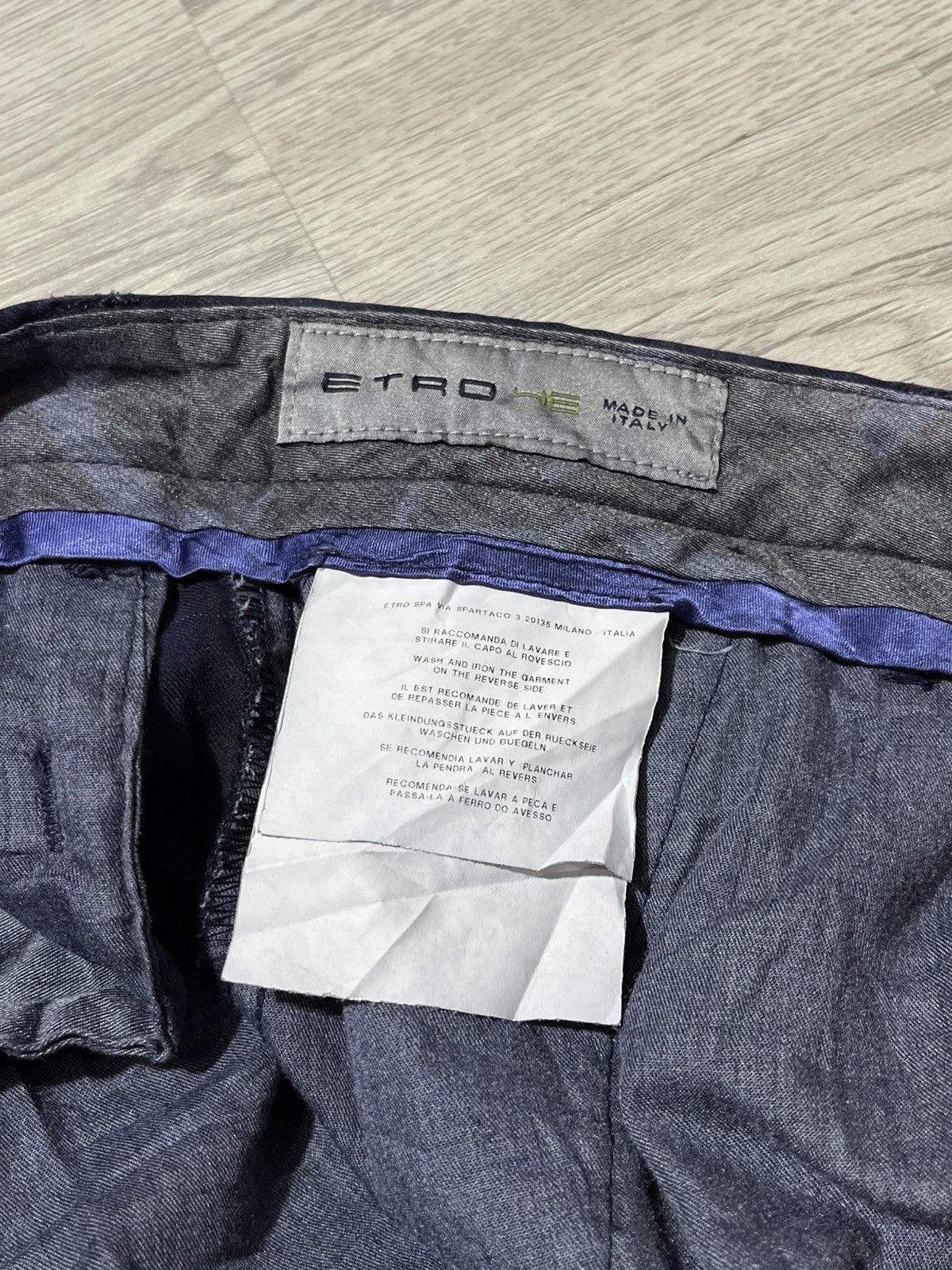 Etro 🇮🇹 Etro Made In Italy Casual Tartan Plaid Pants Luxury Size US 30 / EU 46 - 17 Thumbnail
