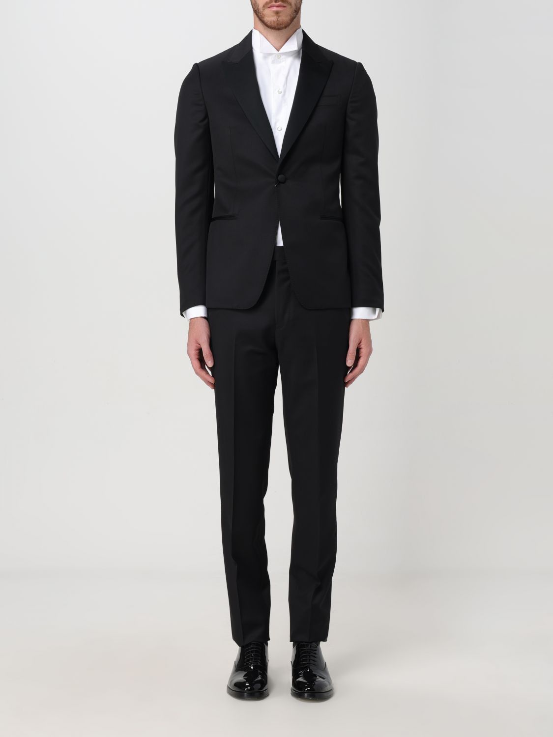 image of Ermenegildo Zegna Zegna Suit Men Black (Size Large)