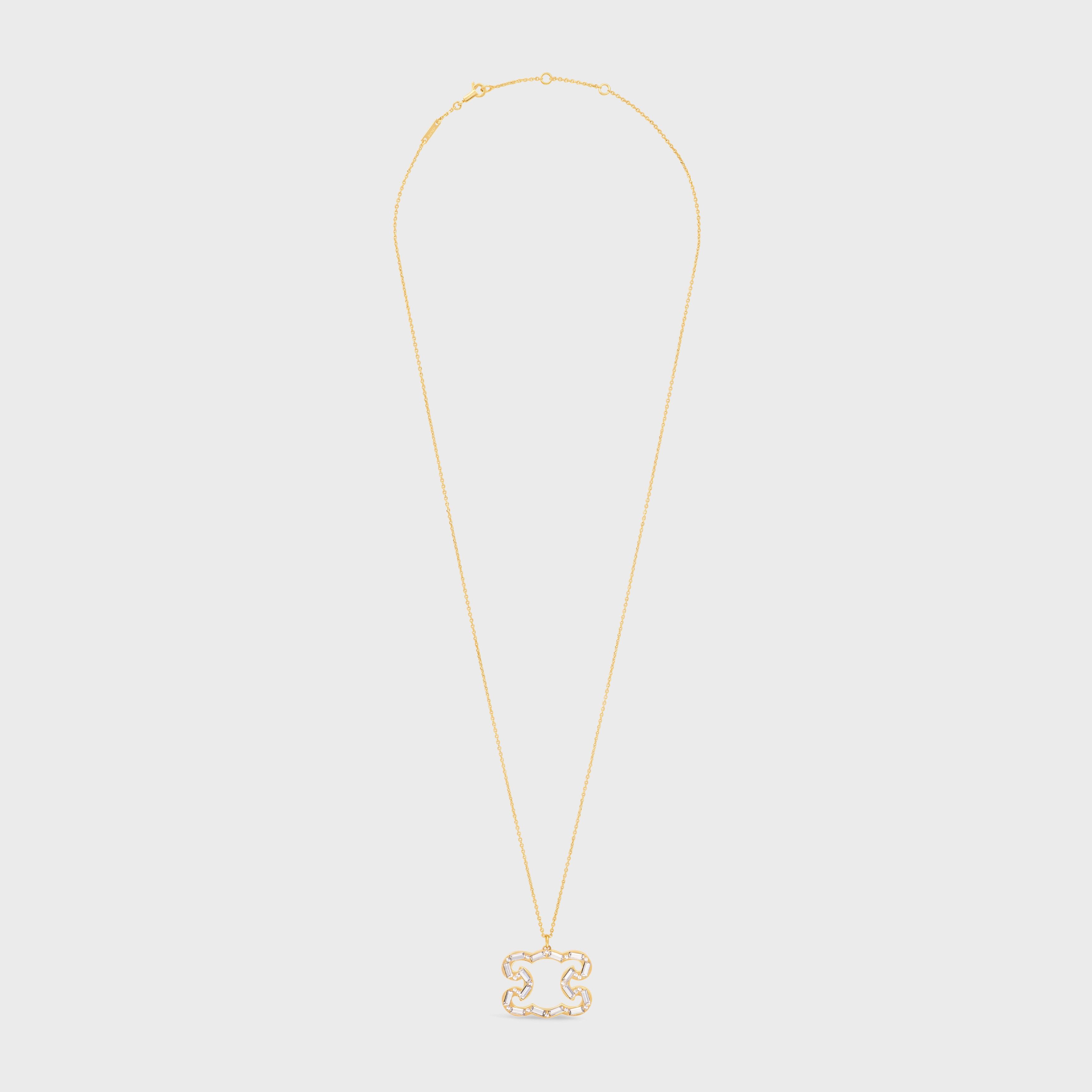 Celine o1bcso1str0126 461FO6BRS Size: OS Necklace in Gold Size ONE SIZE - 1 Thumbnail