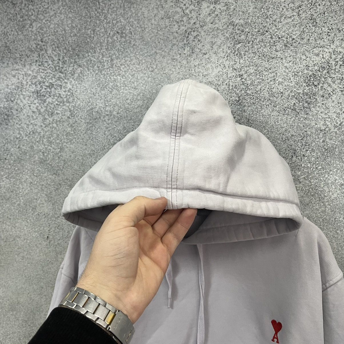 AMI Ami Hoodie Size XS Pink Size US XS / EU 42 / 0 - 5 Thumbnail