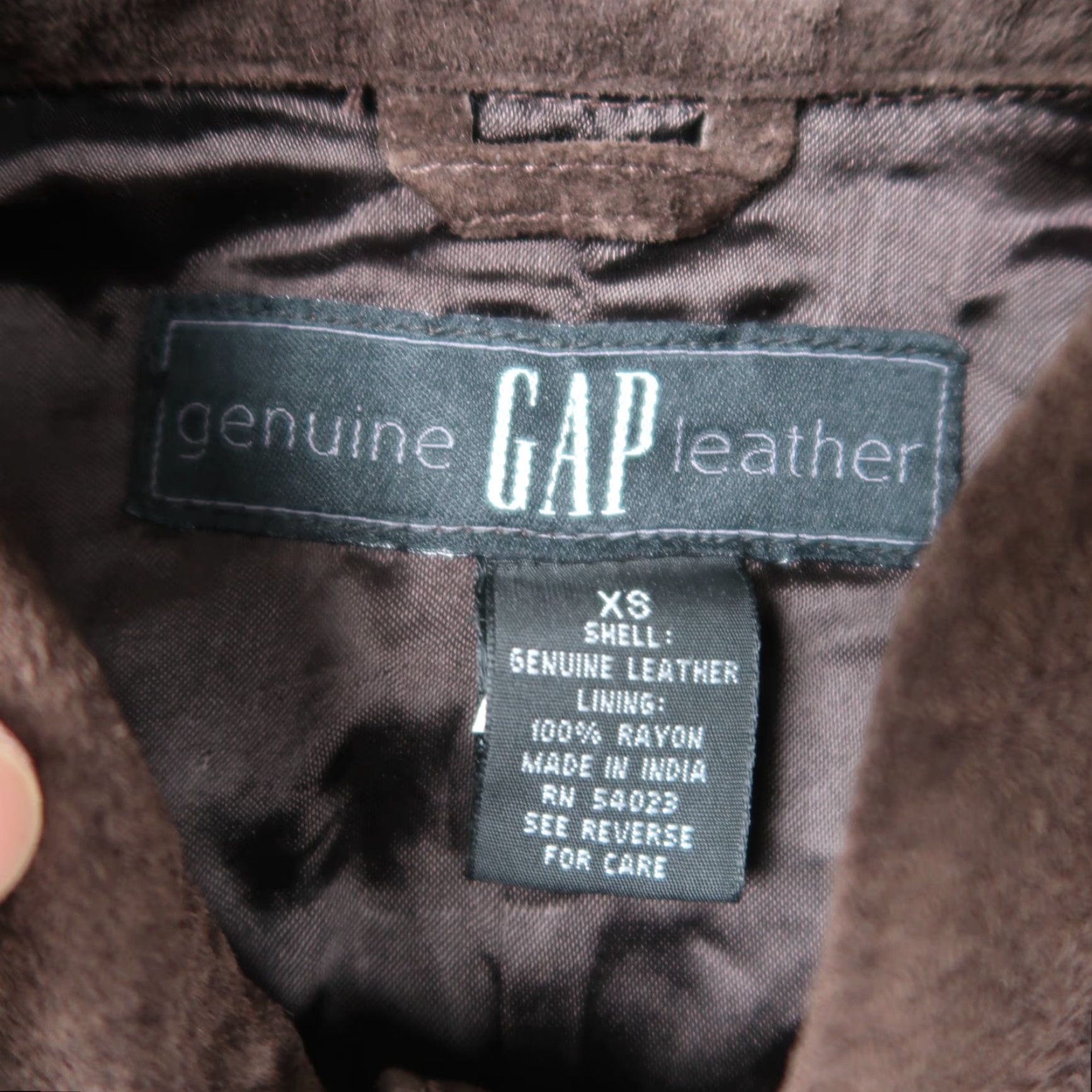 Gap VINTAGE GAP Brown Leather Suede Jacket Western Women Button Up XS Size XS / US 0-2 / IT 36-38 - 5 Thumbnail