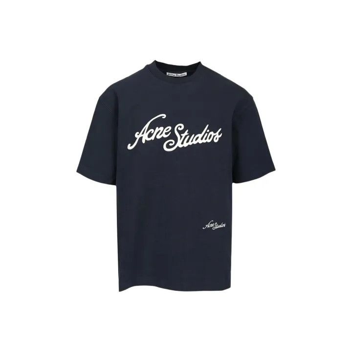 Acne Studios Acne Studios Blue 3D Embroidery Casual T-Shirt Size US S / EU 44-46 / 1 - 1 Thumbnail