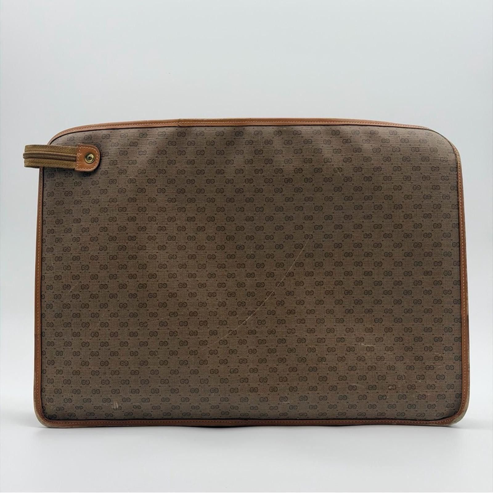 Gucci GUCCI VINTAGE GG CANVAS WEB PORTFOLIO CLUTCH Size ONE SIZE - 2 Thumbnail