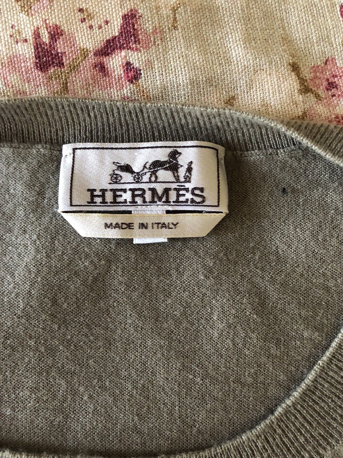 Hermes Hermes knit beige Size US L / EU 52-54 / 3 - 2 Thumbnail