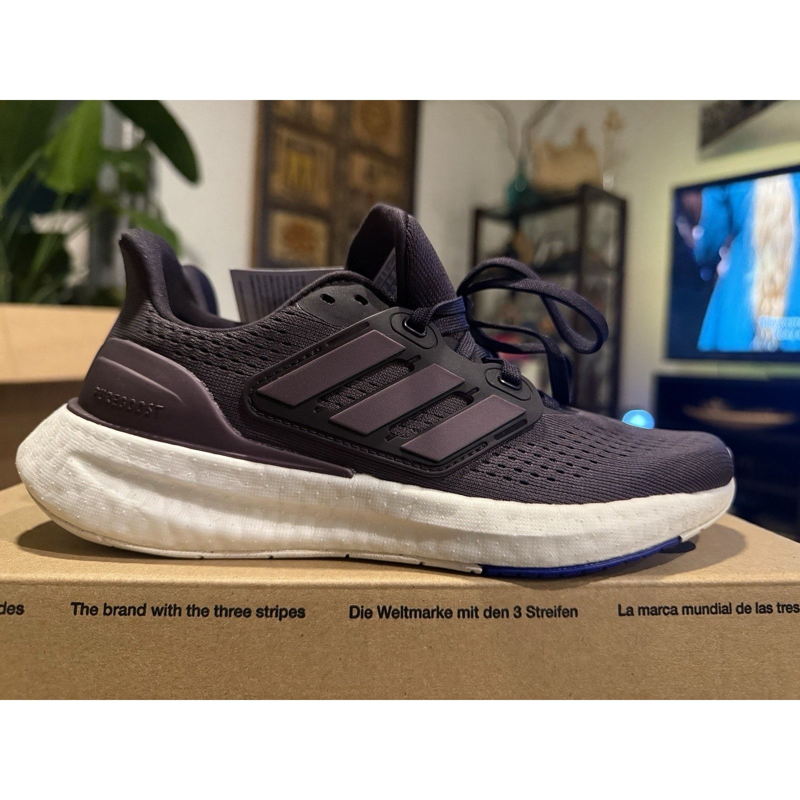 Adidas adidas PureBoost 23W Aurora BLK W Mesh Sneakers IF1541 Black Size US 5 / IT 35 - 6 Thumbnail