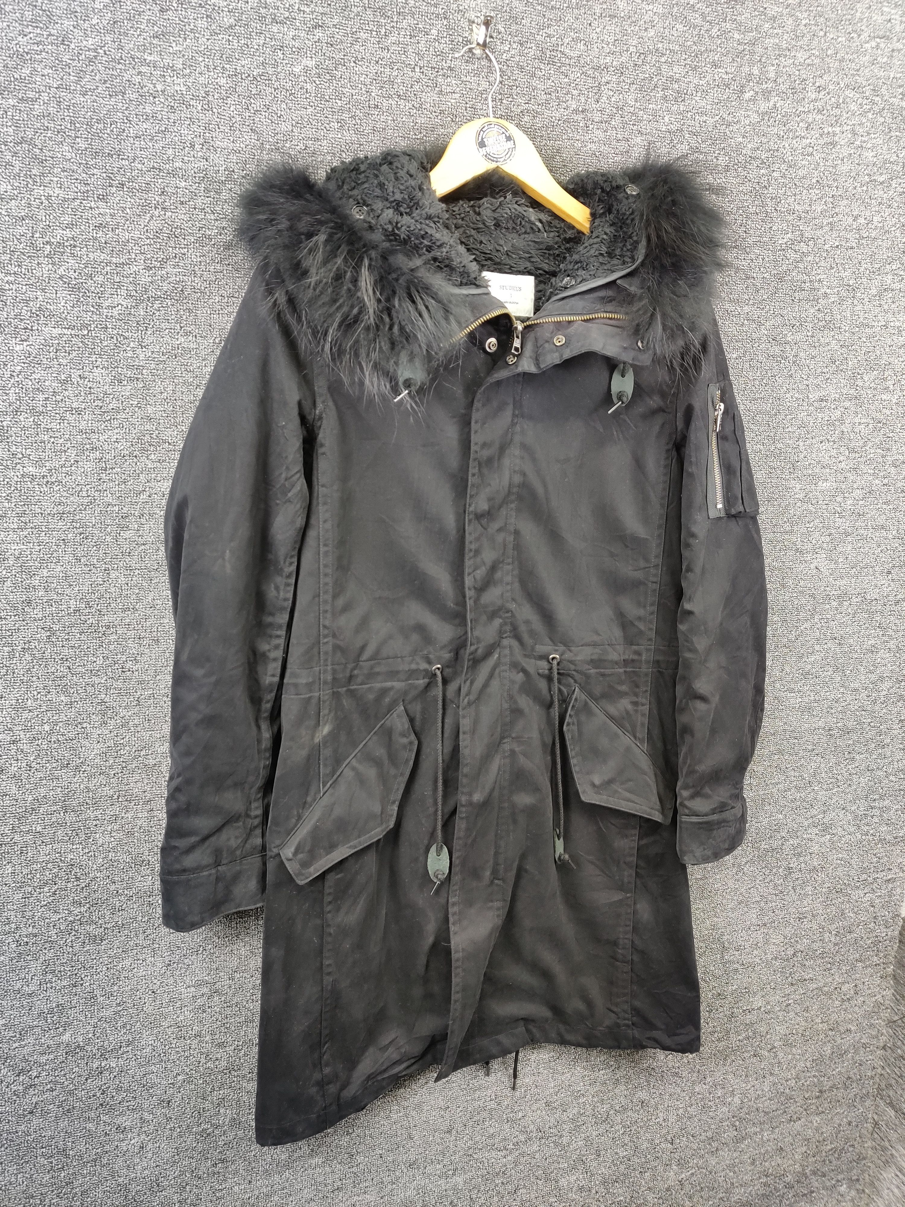 Japanese Brand Vintage Studious N-3B Parka Flight Fur Jacket Size US M / EU 48-50 / 2 - 7 Thumbnail